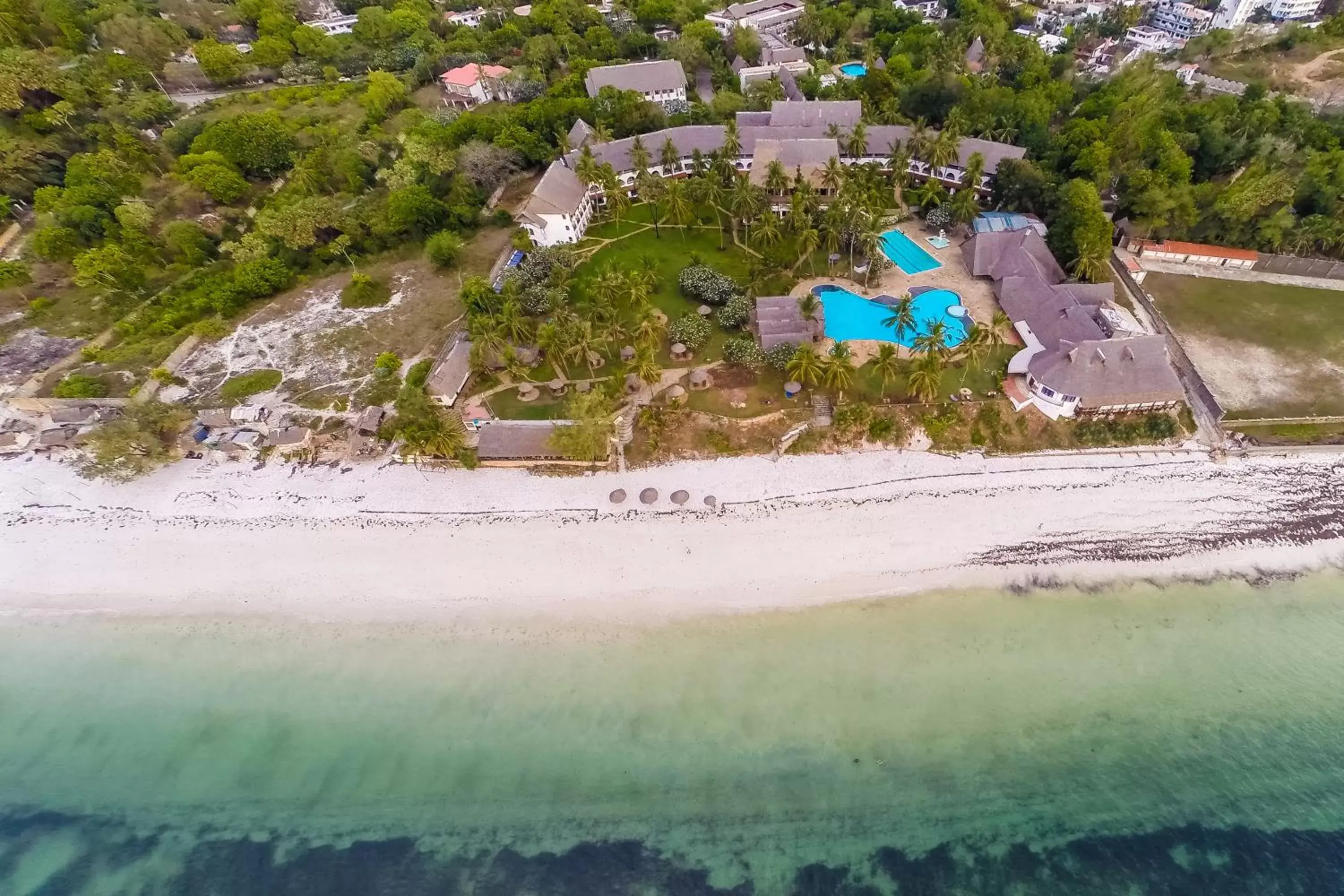 Bird's eye view, Bird's-eye View in Reef Hotel Mombasa