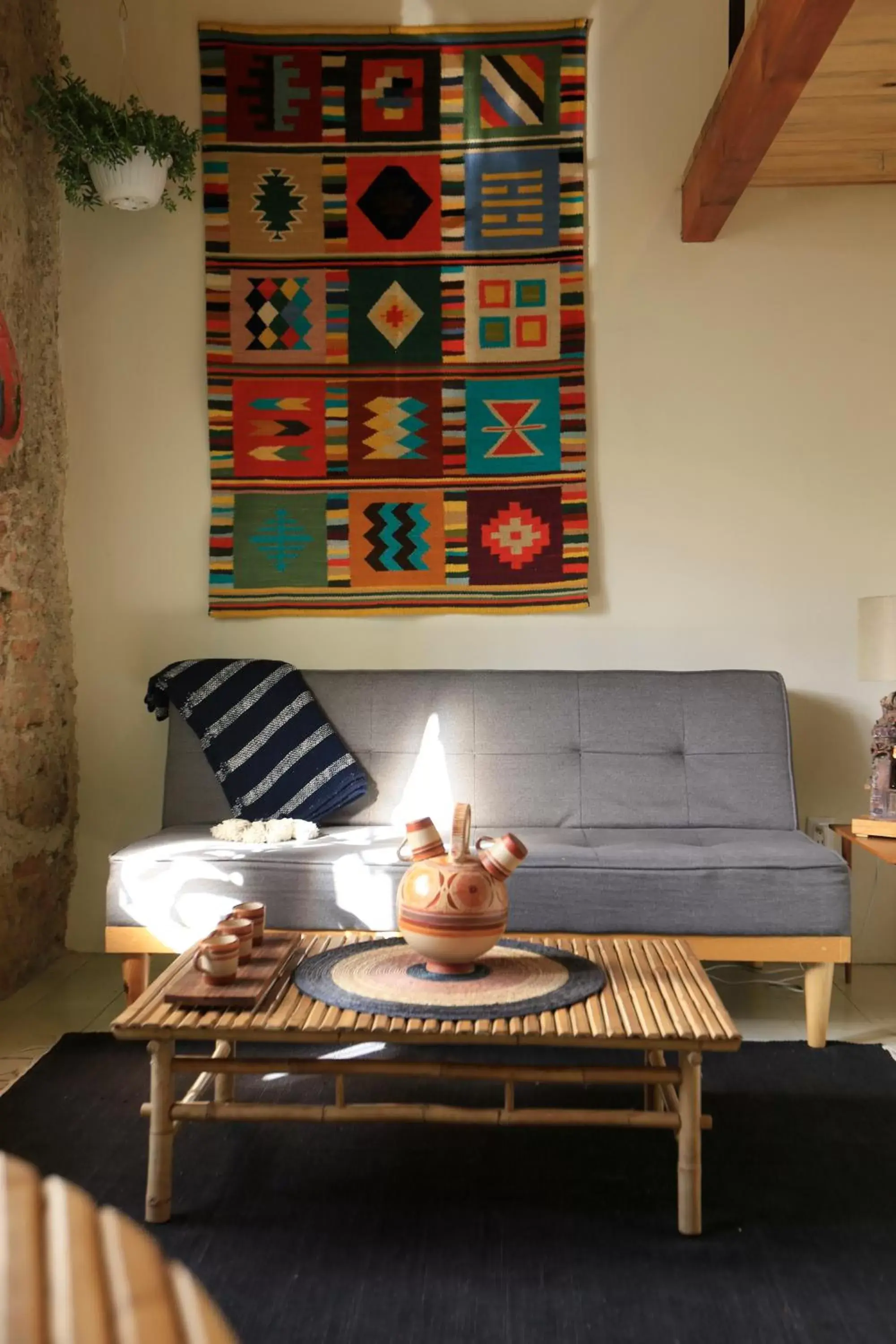 Seating Area in Casa Morelos by Barrio Mexico