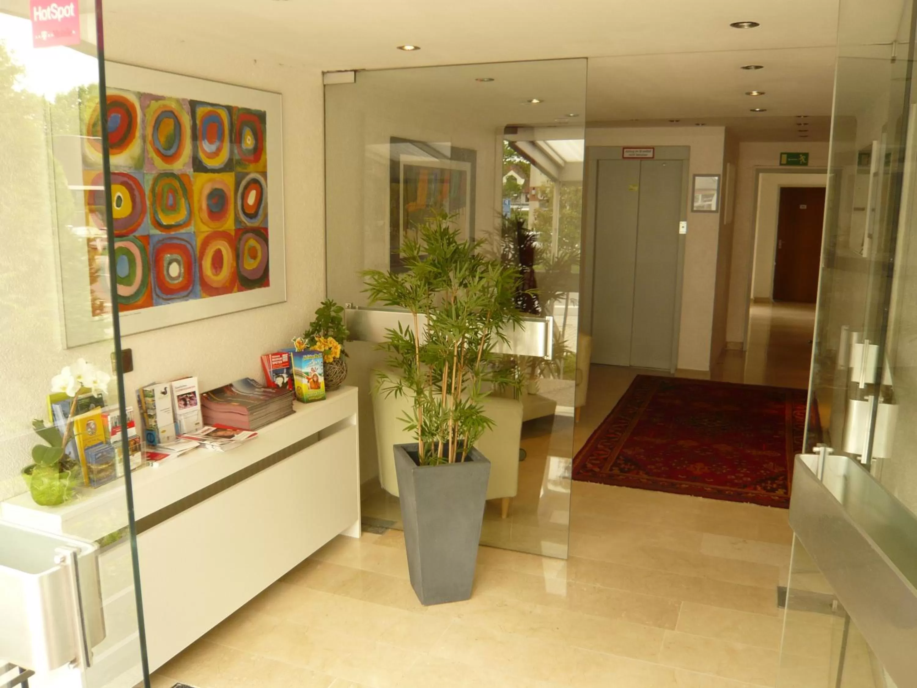 Lobby or reception in Gartenstadt Hotel
