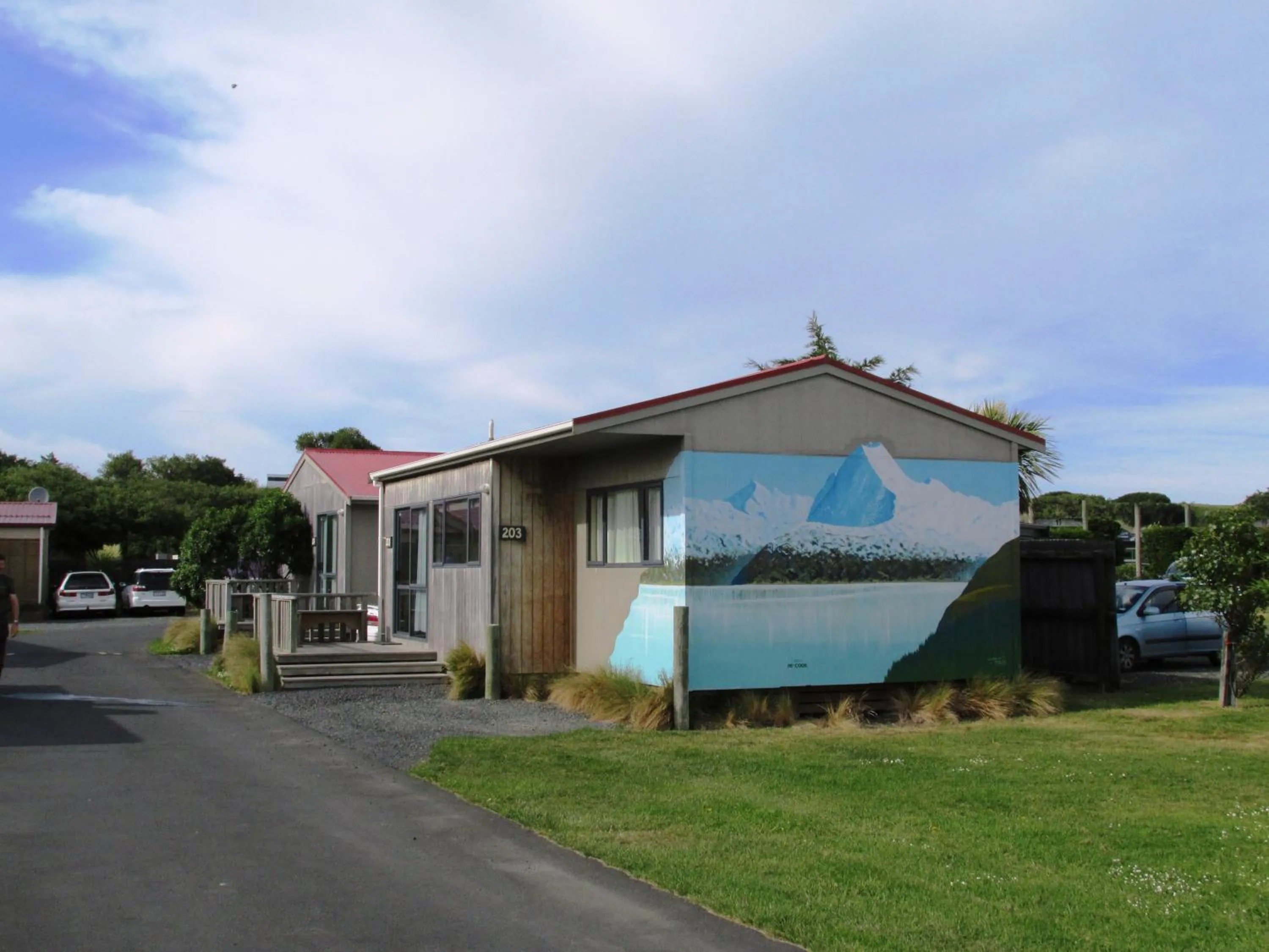 Property building in Dunedin Holiday Park