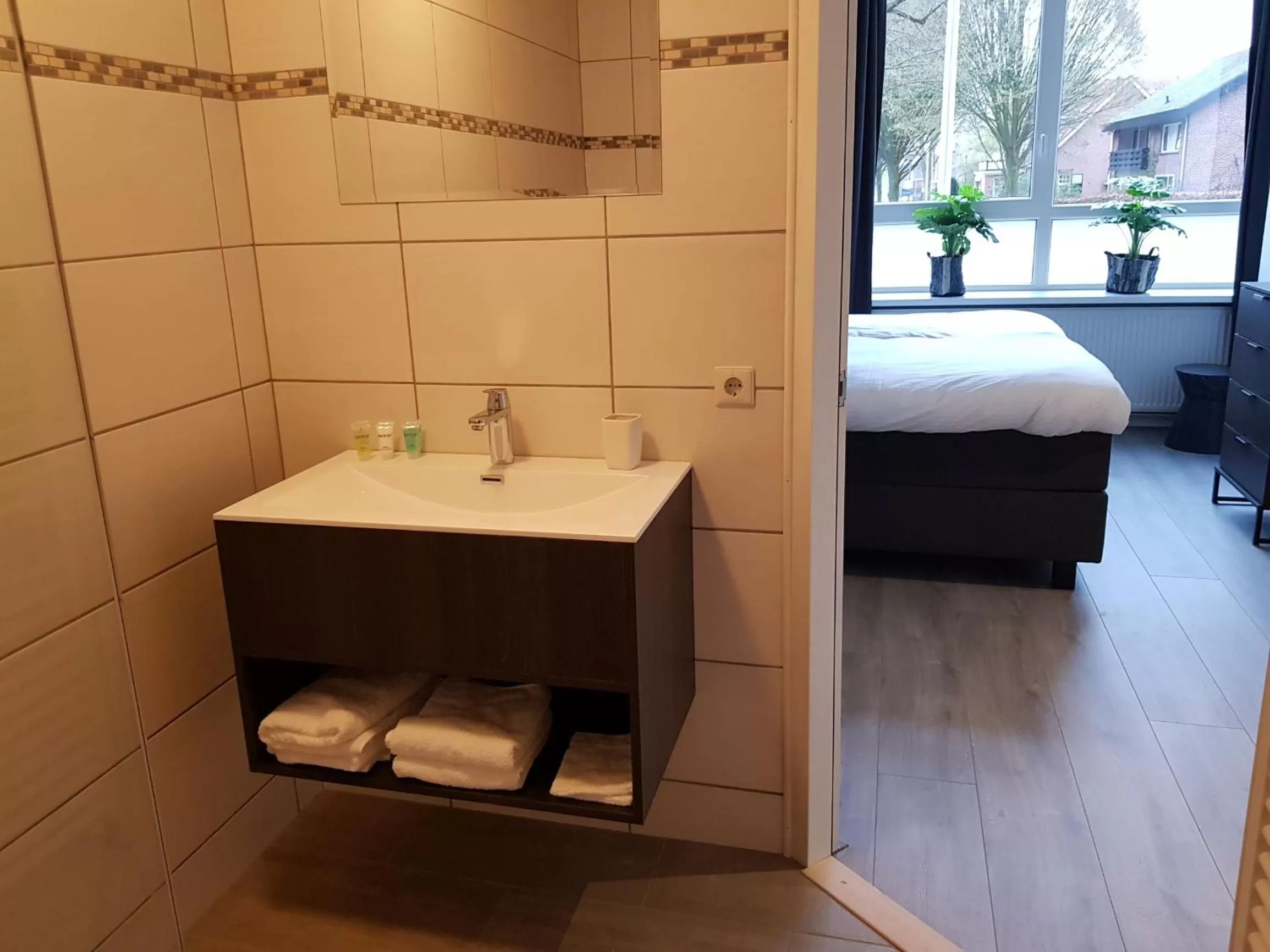 Bed in B&B de Wilhelminaschool