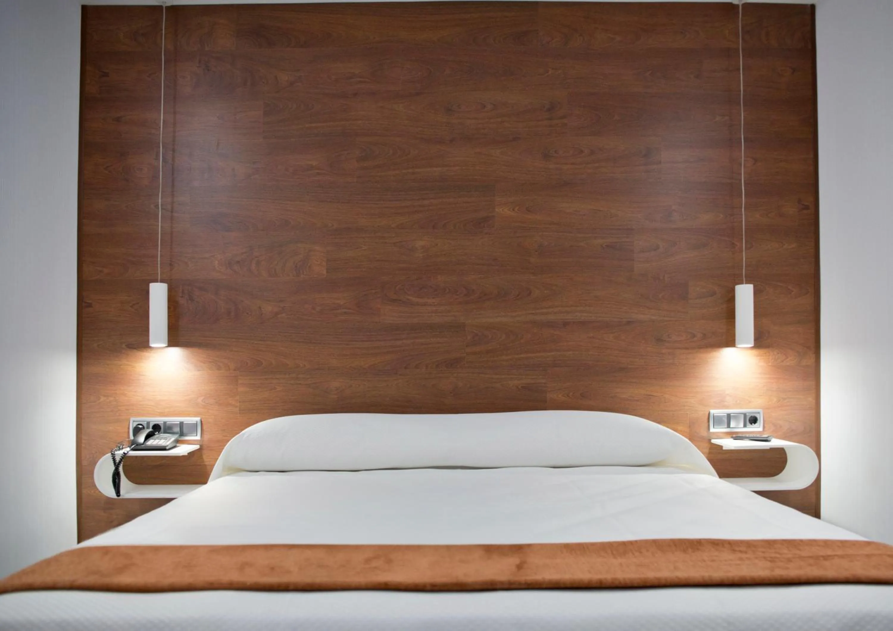 Bed in Hotel Los Delfines