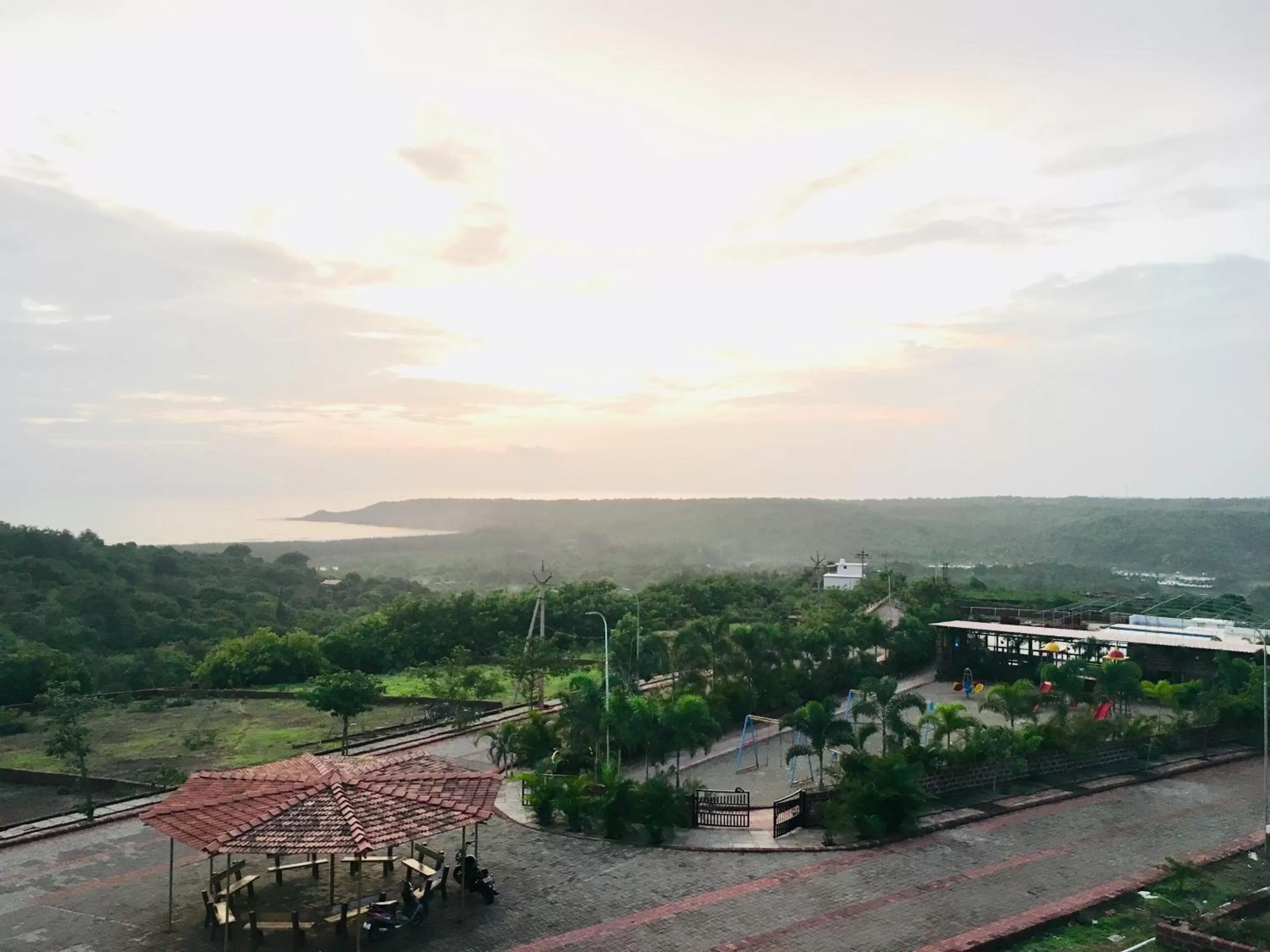 Sea view in Mango Valley Resort Ganpatipule