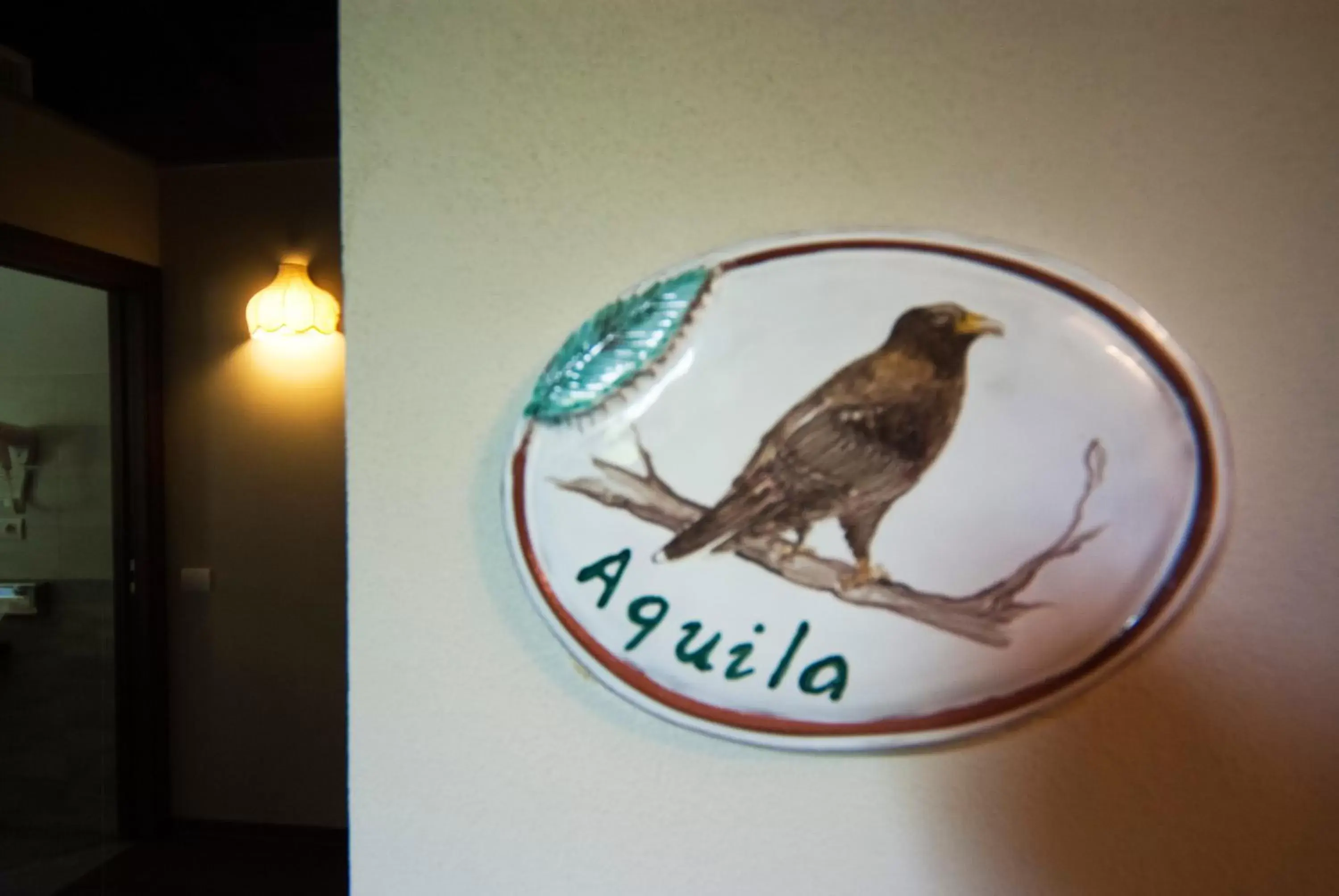 Decorative detail in Il Falco E La Volpe