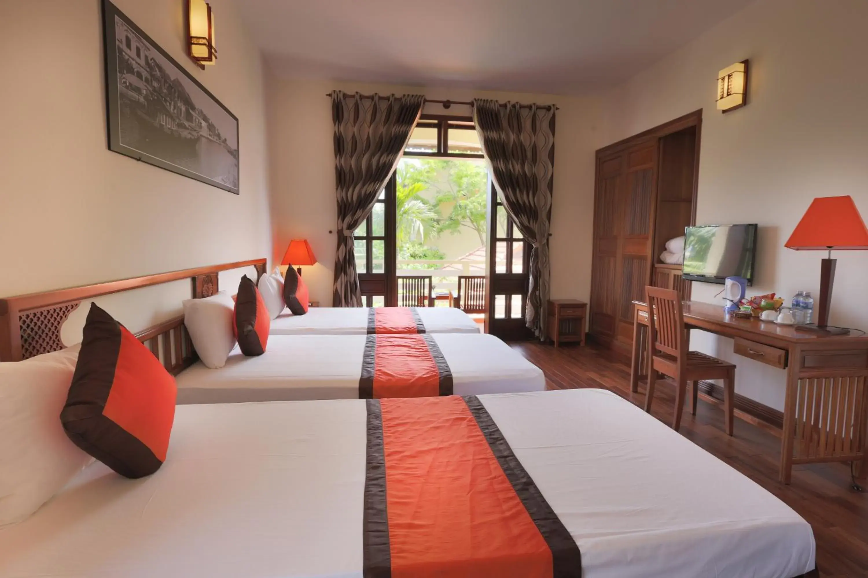 Bed in Windbell Villa Hoi An