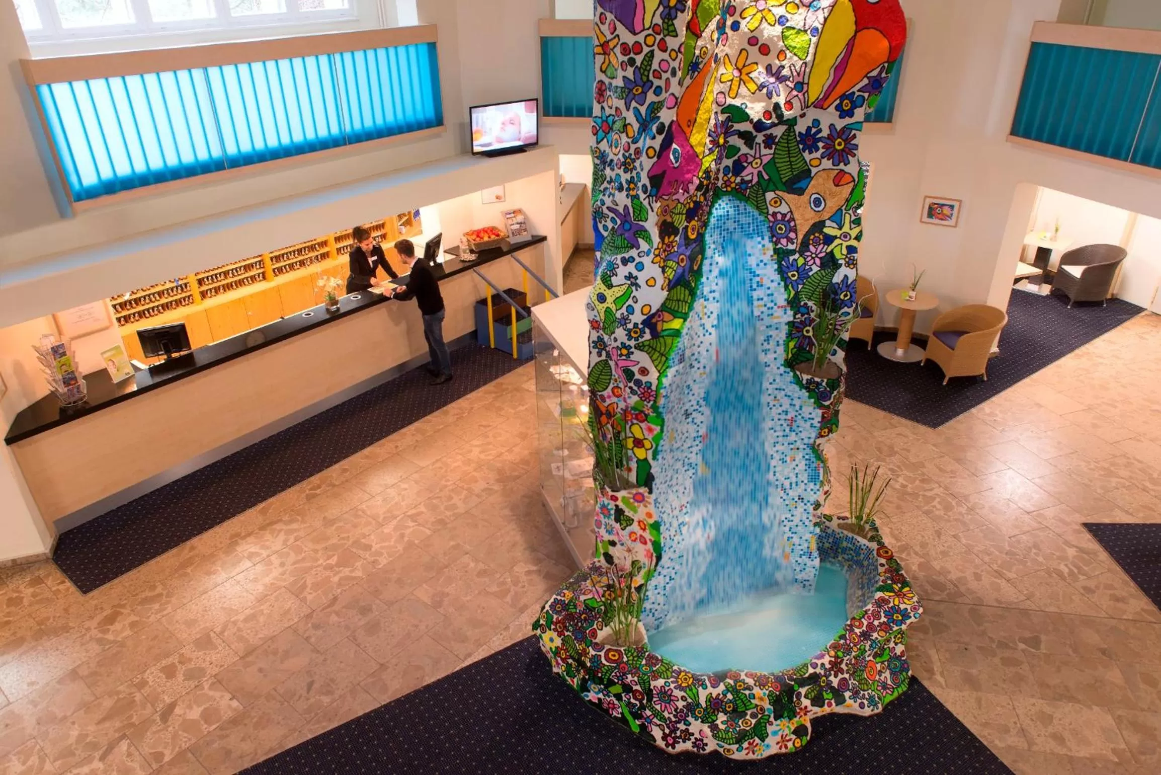 Lobby or reception in AHORN Seehotel Templin