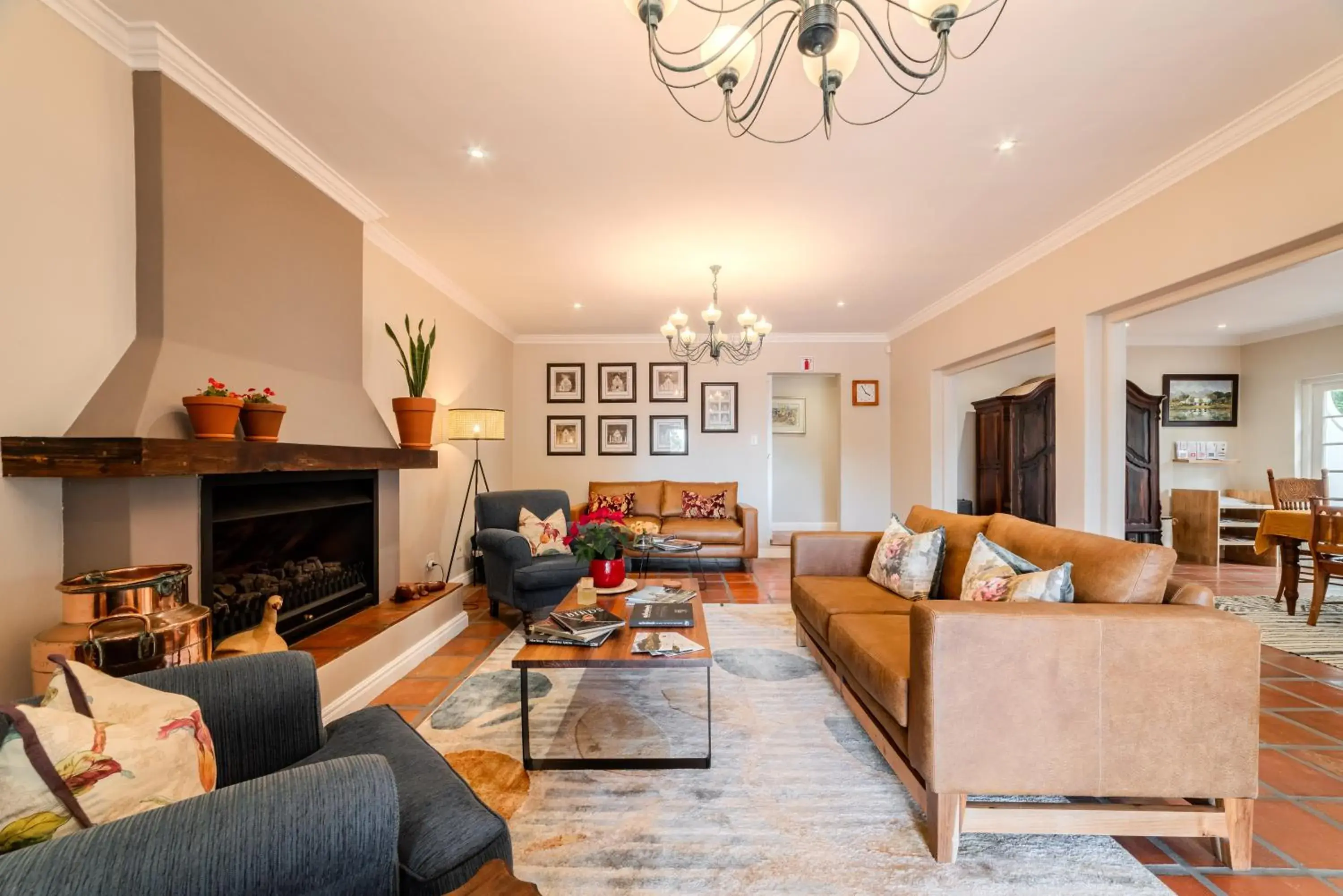 Living room, Seating Area in Eikendal Lodge