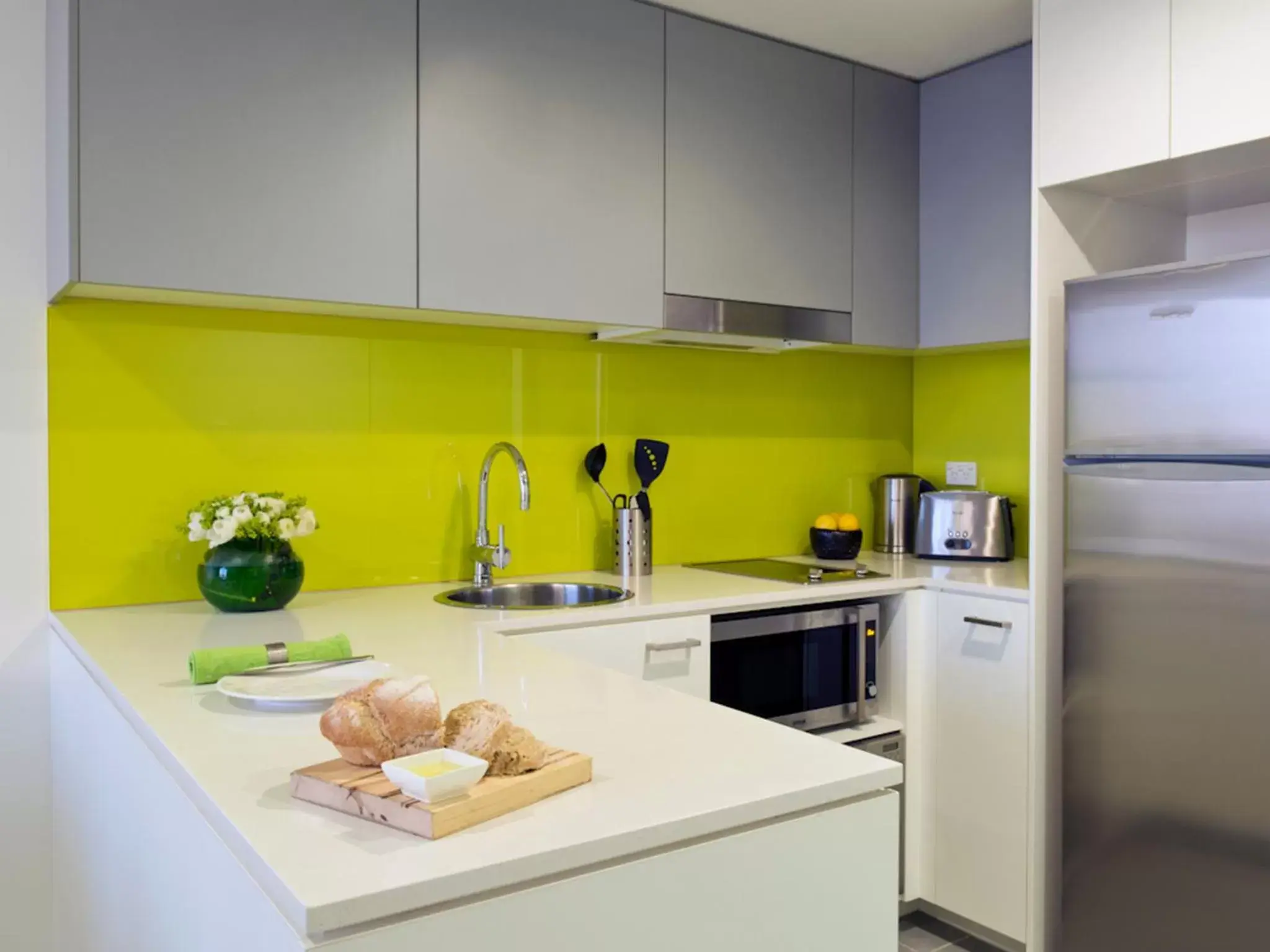 Coffee/tea facilities, Kitchen/Kitchenette in Citadines on Bourke Melbourne