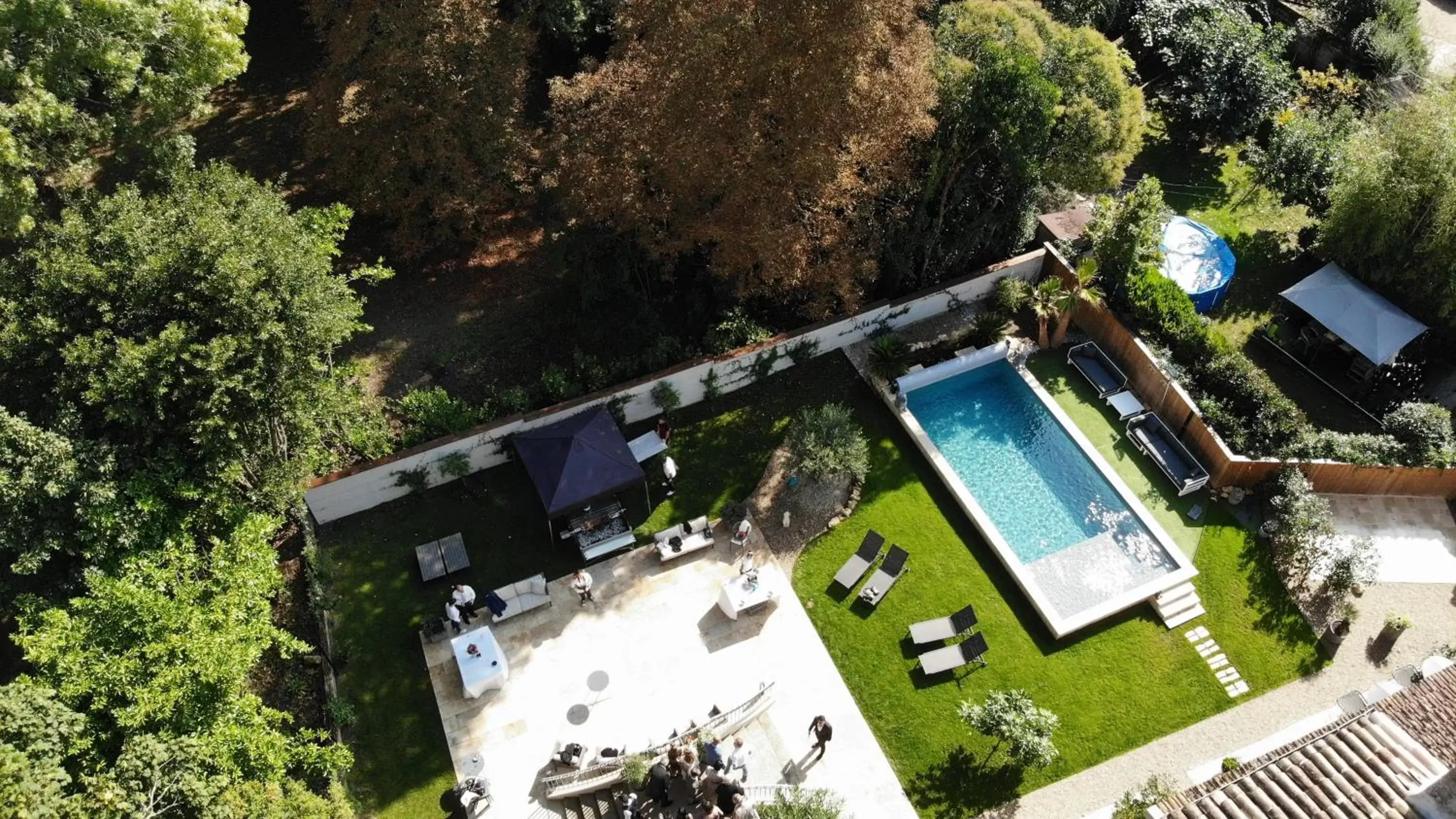 Garden, Bird's-eye View in Pavillon des Millésimes