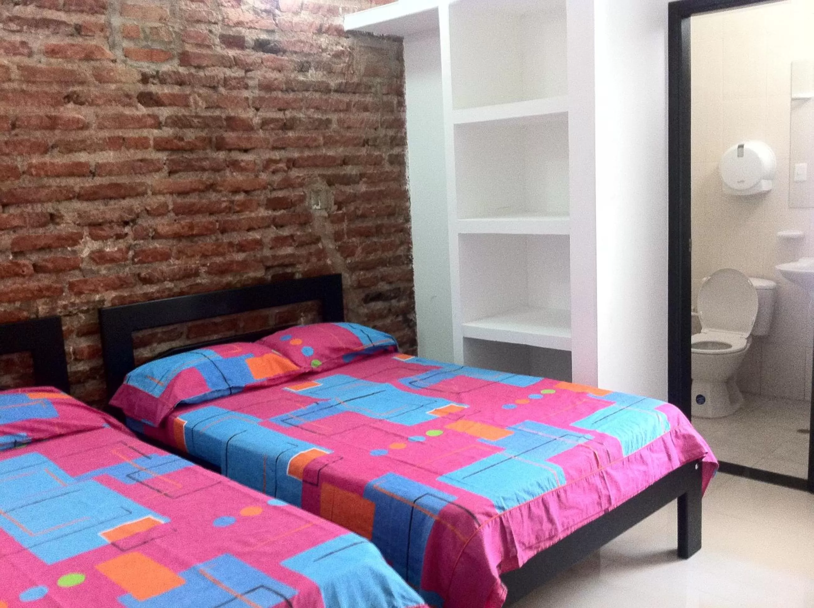 Bed in Hotel Cangrejalito