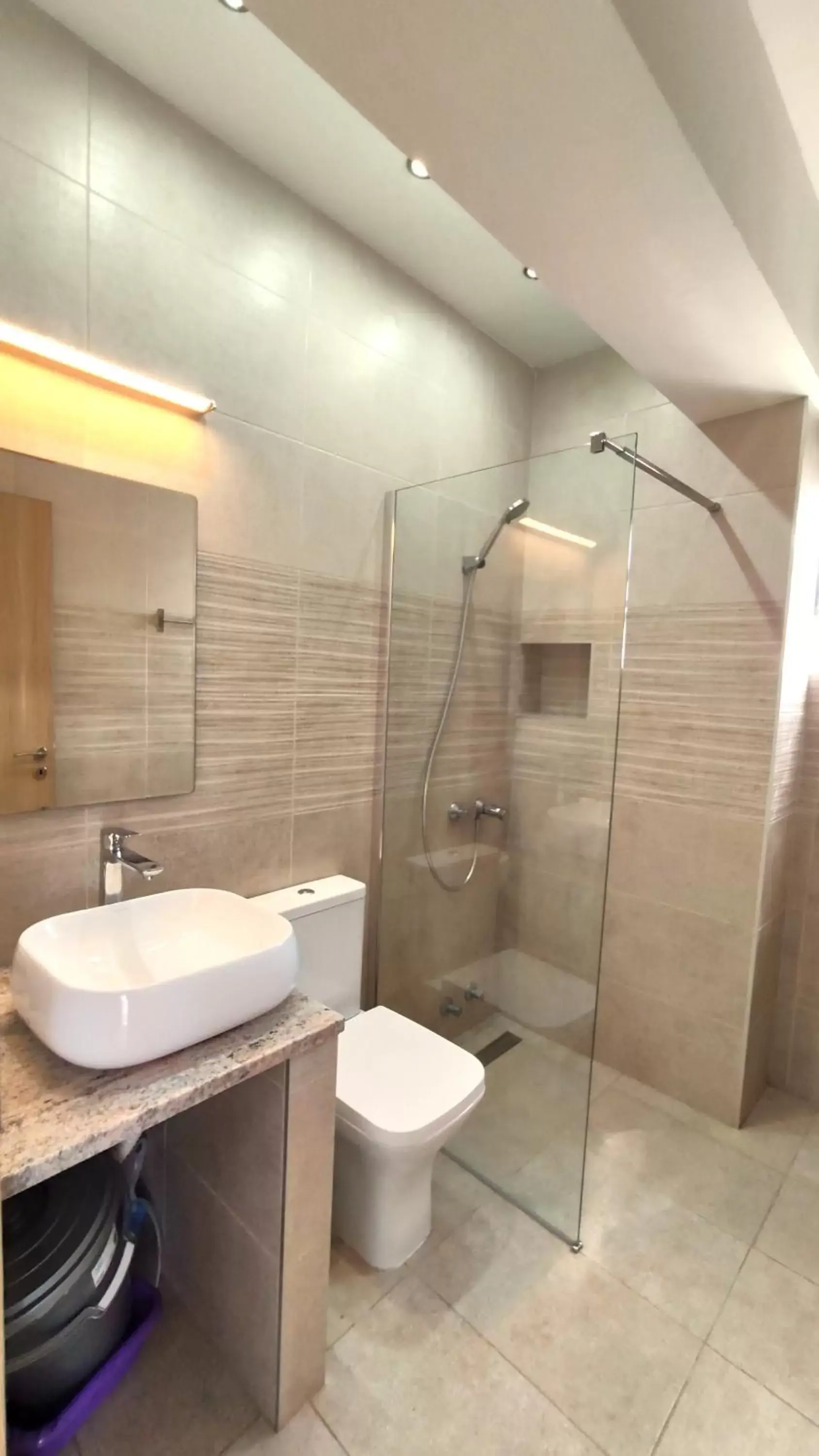 Bathroom in Sea Star Apartments Kallikratia