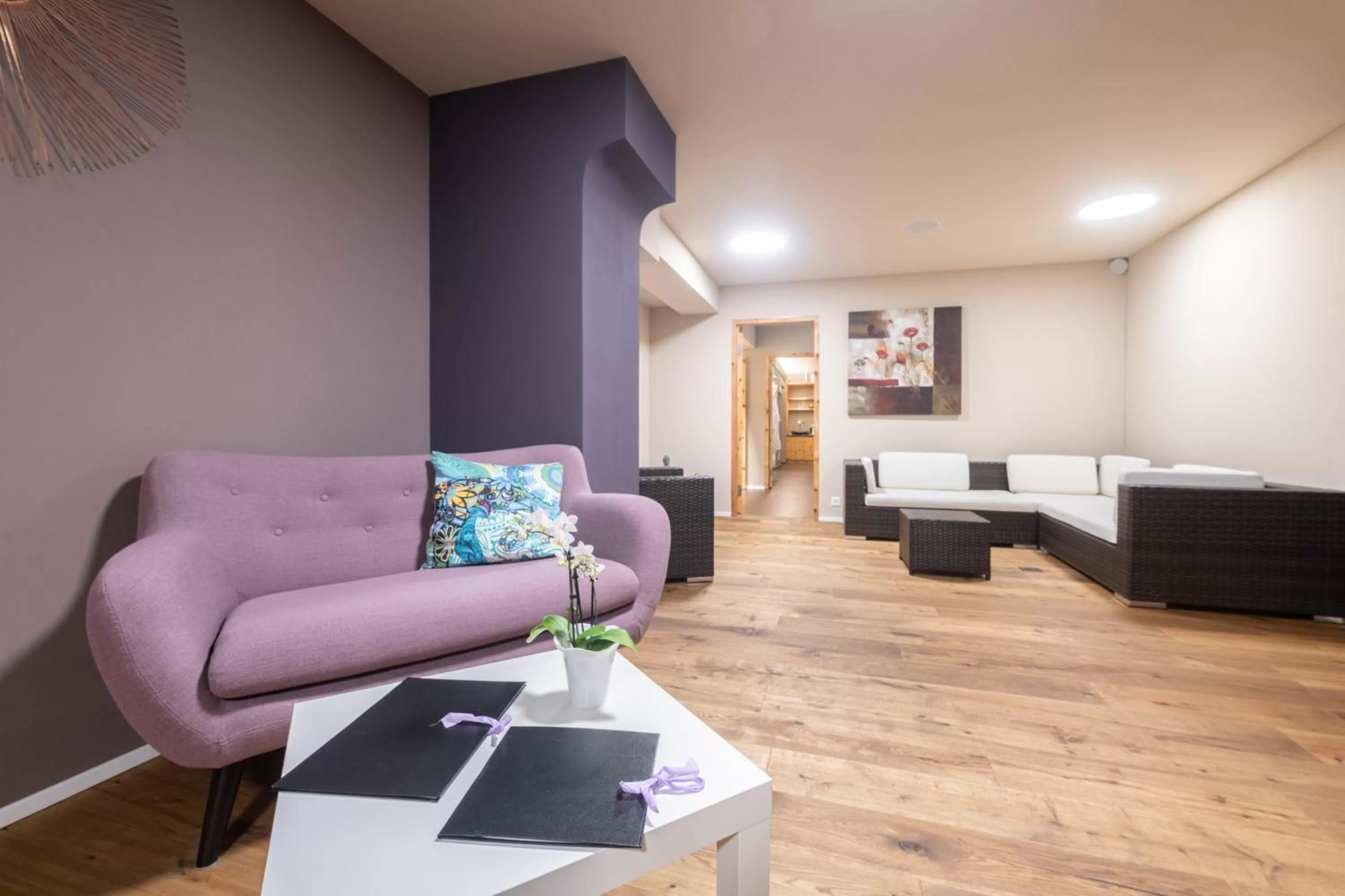 Lobby or reception, Bed in La Tgoma - Hotel & Restaurant