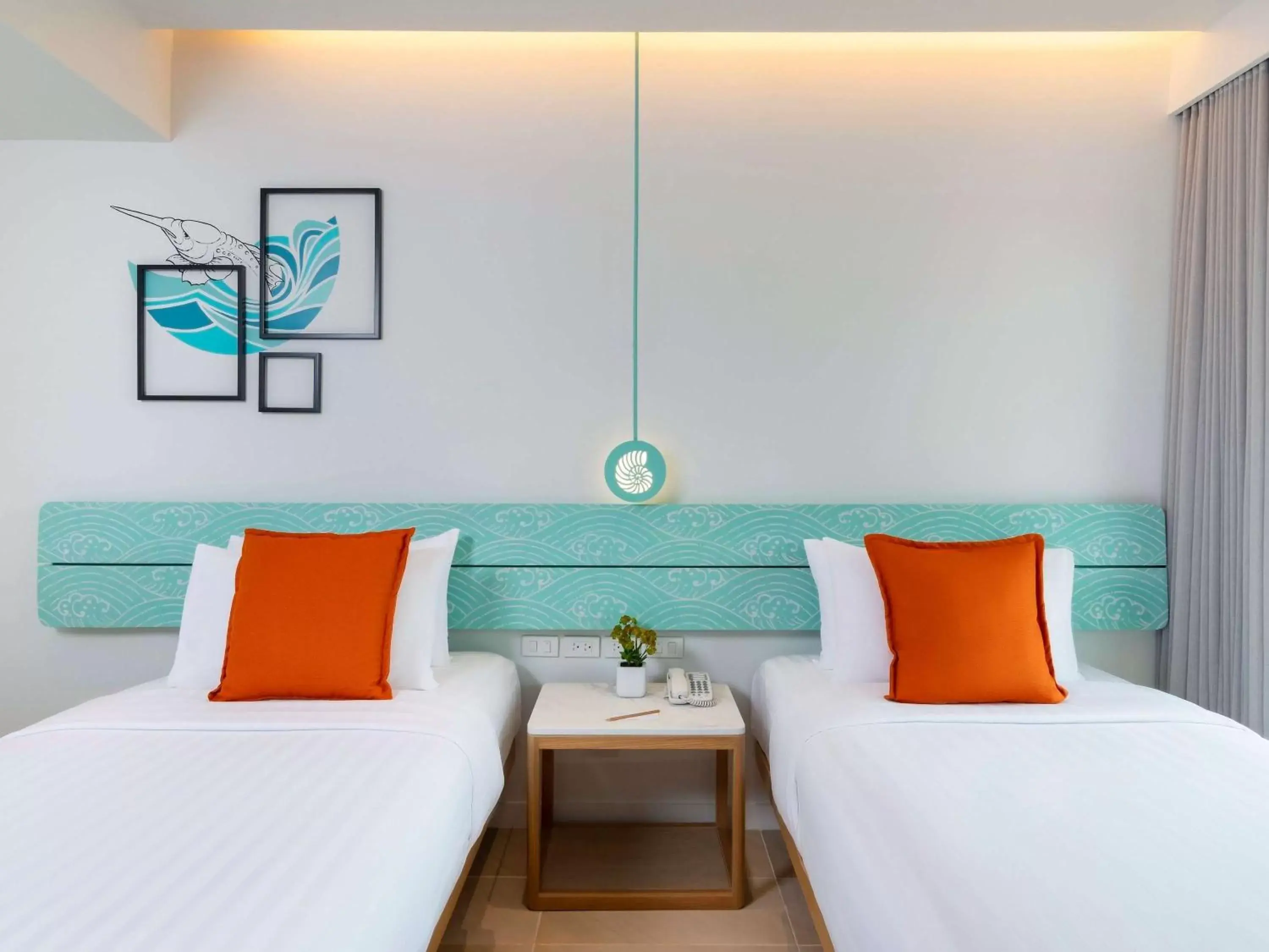 Bedroom, Bed in Novotel Rayong Rim Pae Resort
