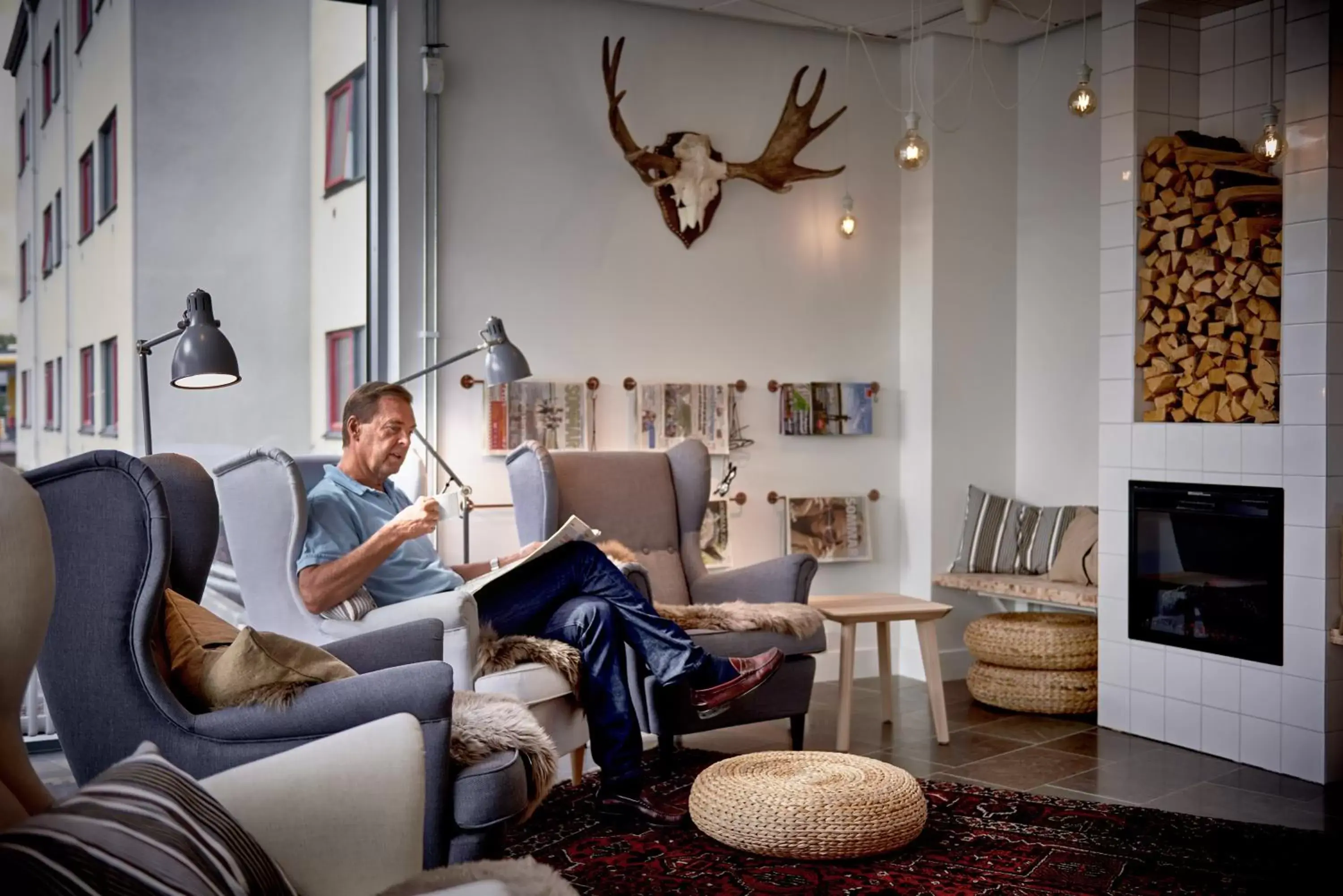 Lobby or reception, Seating Area in IKEA Hotell