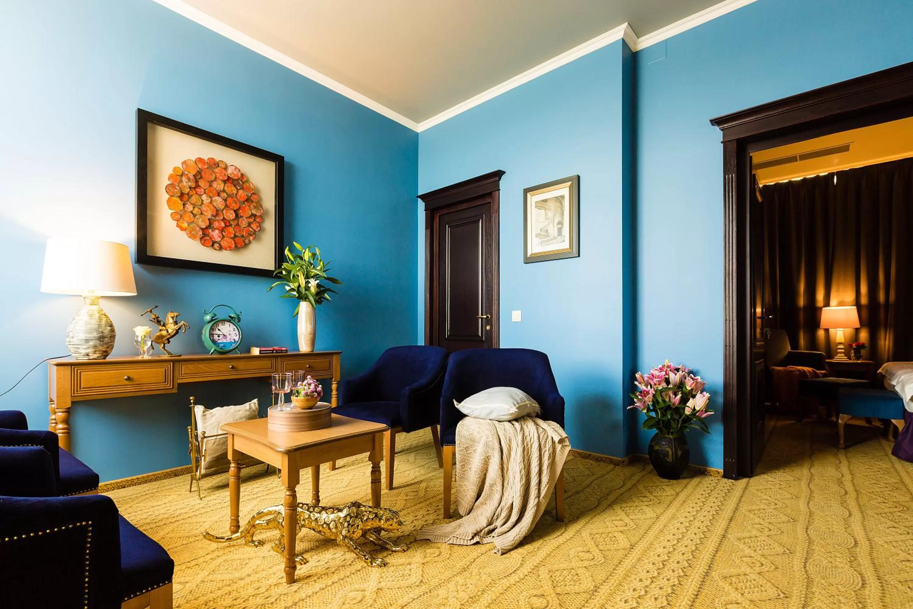 Living room in Country Spa Retreat