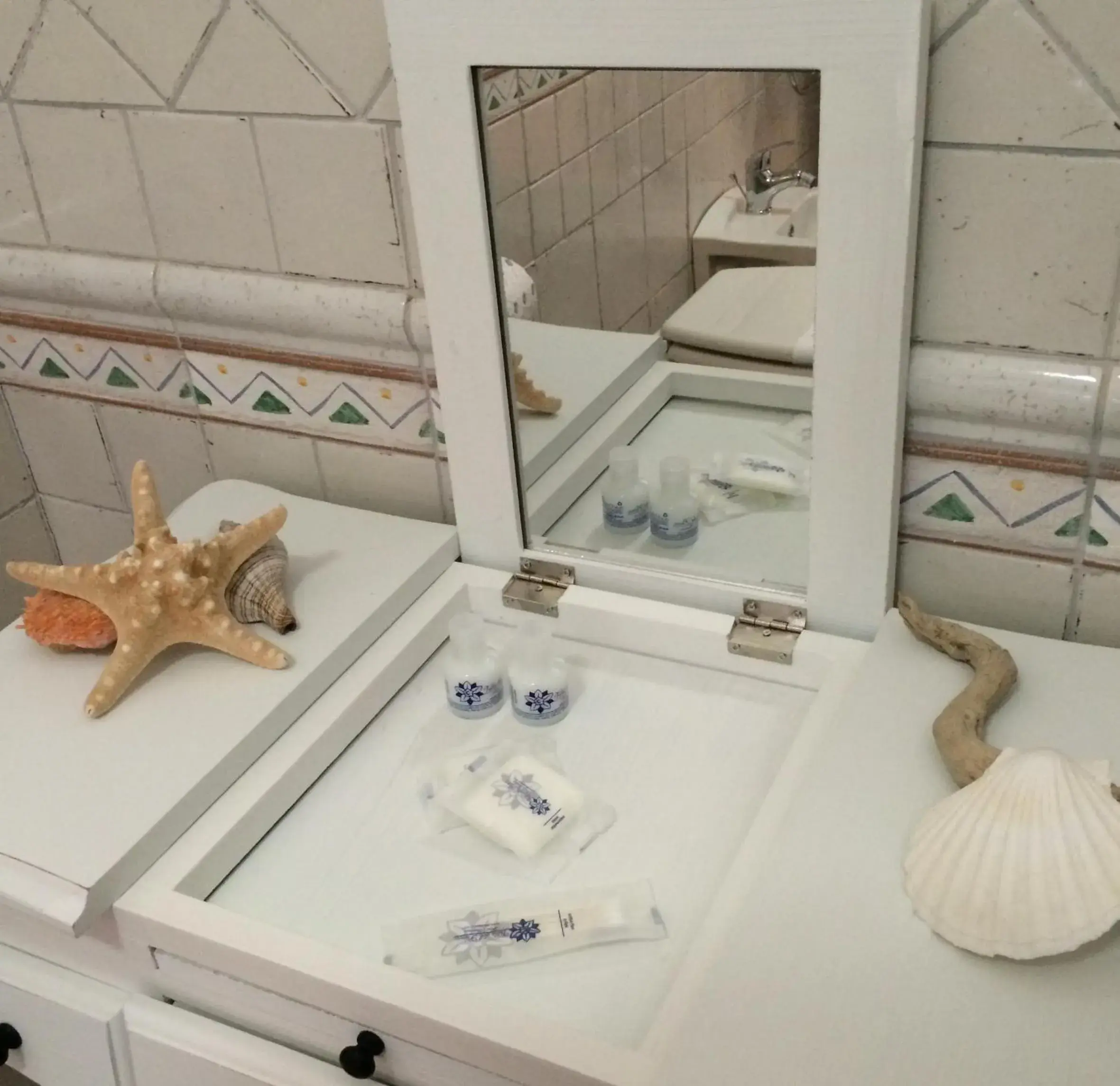 Decorative detail, Bathroom in Hotel Villa Del Parco