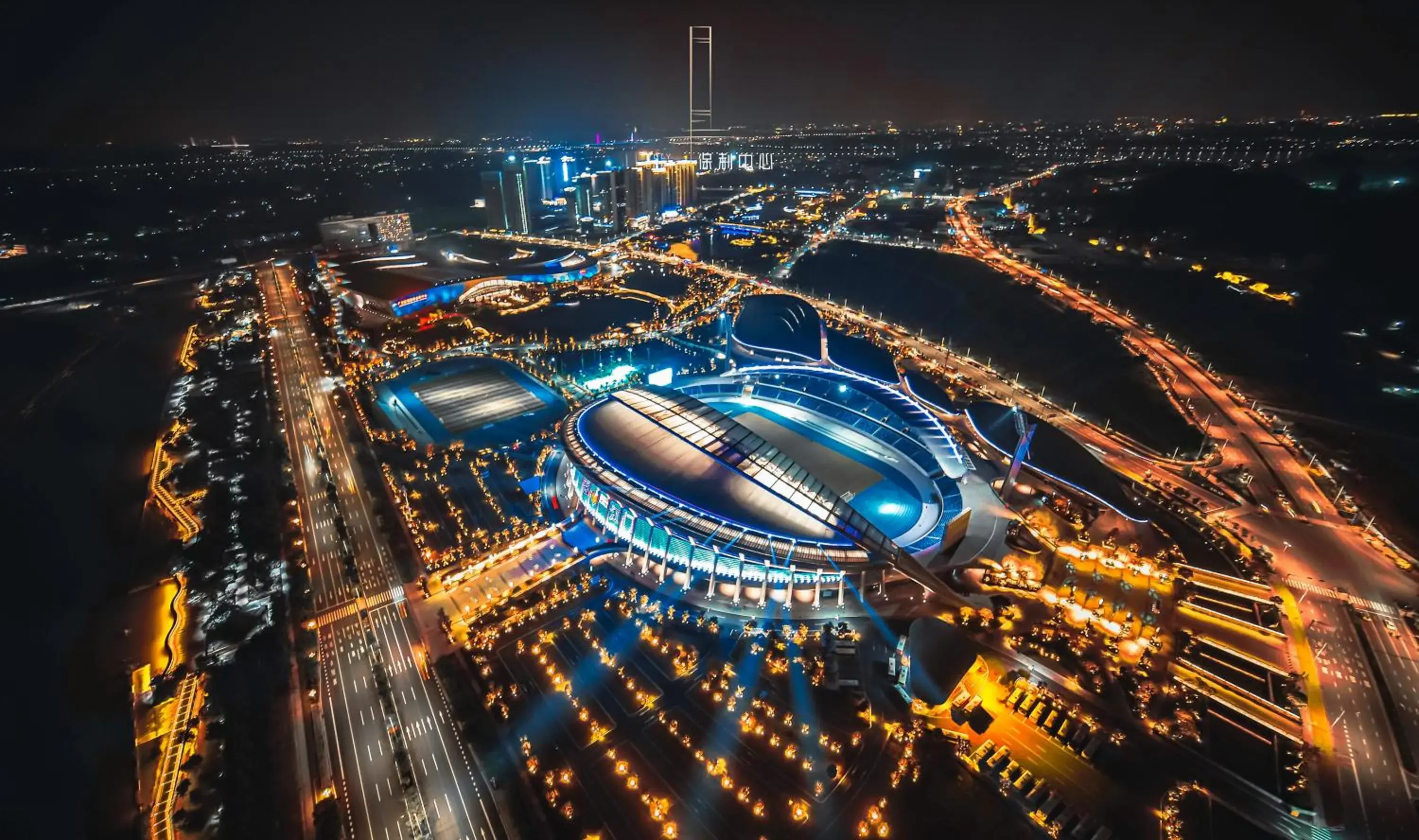 Nearby landmark, Bird's-eye View in Crowne Plaza Jiangmen Binjiang, an IHG Hotel