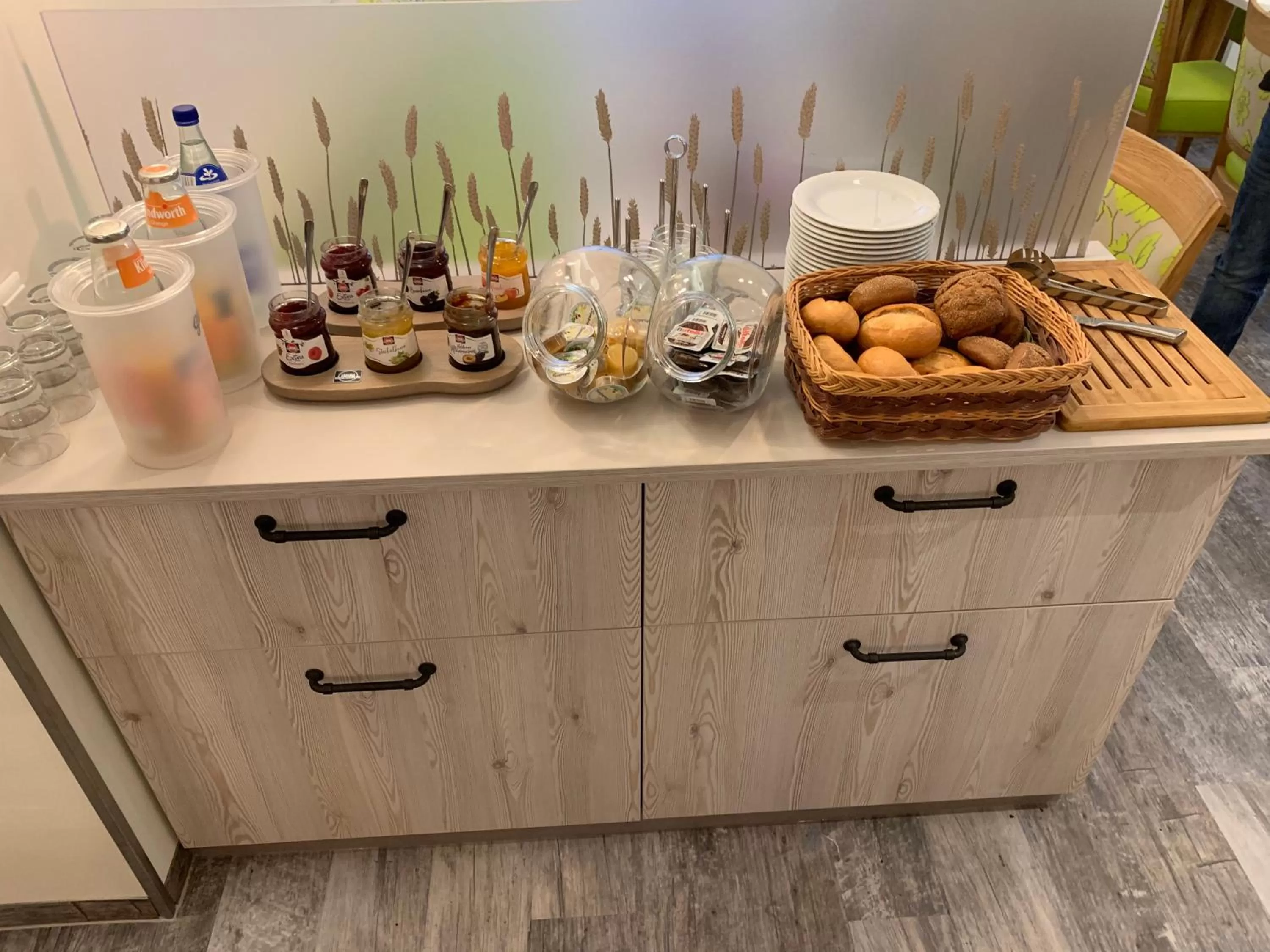 Buffet breakfast in Gasthof Scharfe Kurve