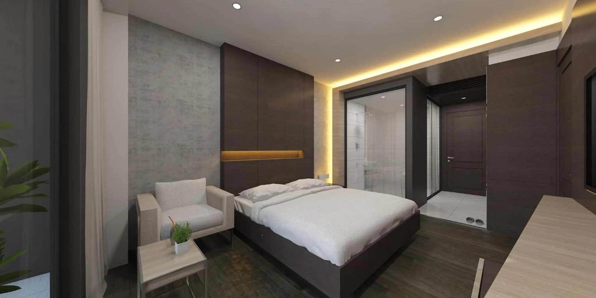 Bed in Golden Nha Trang Hotel