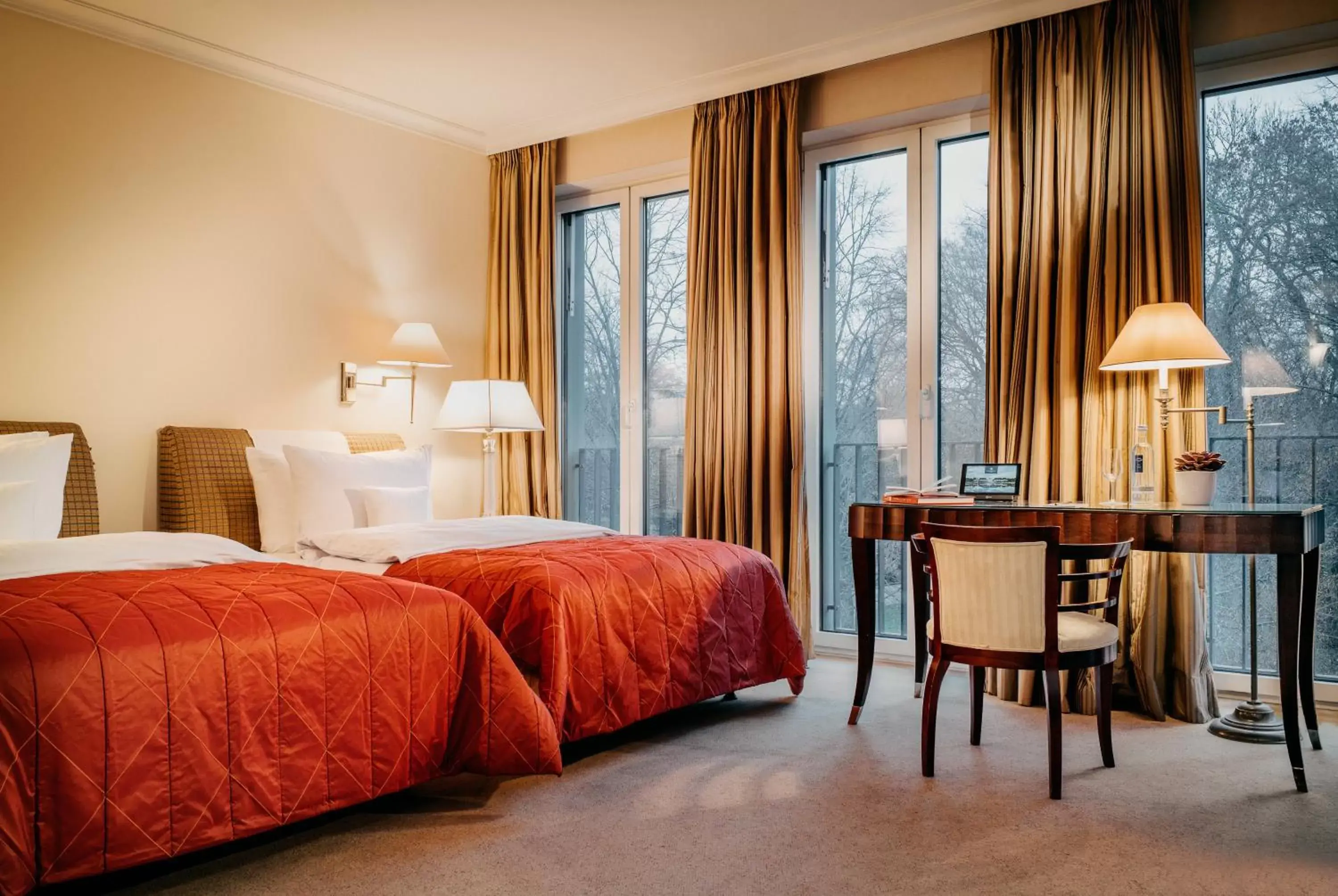 Bed in Parkhotel Bremen – ein Mitglied der Hommage Luxury Hotels Collection