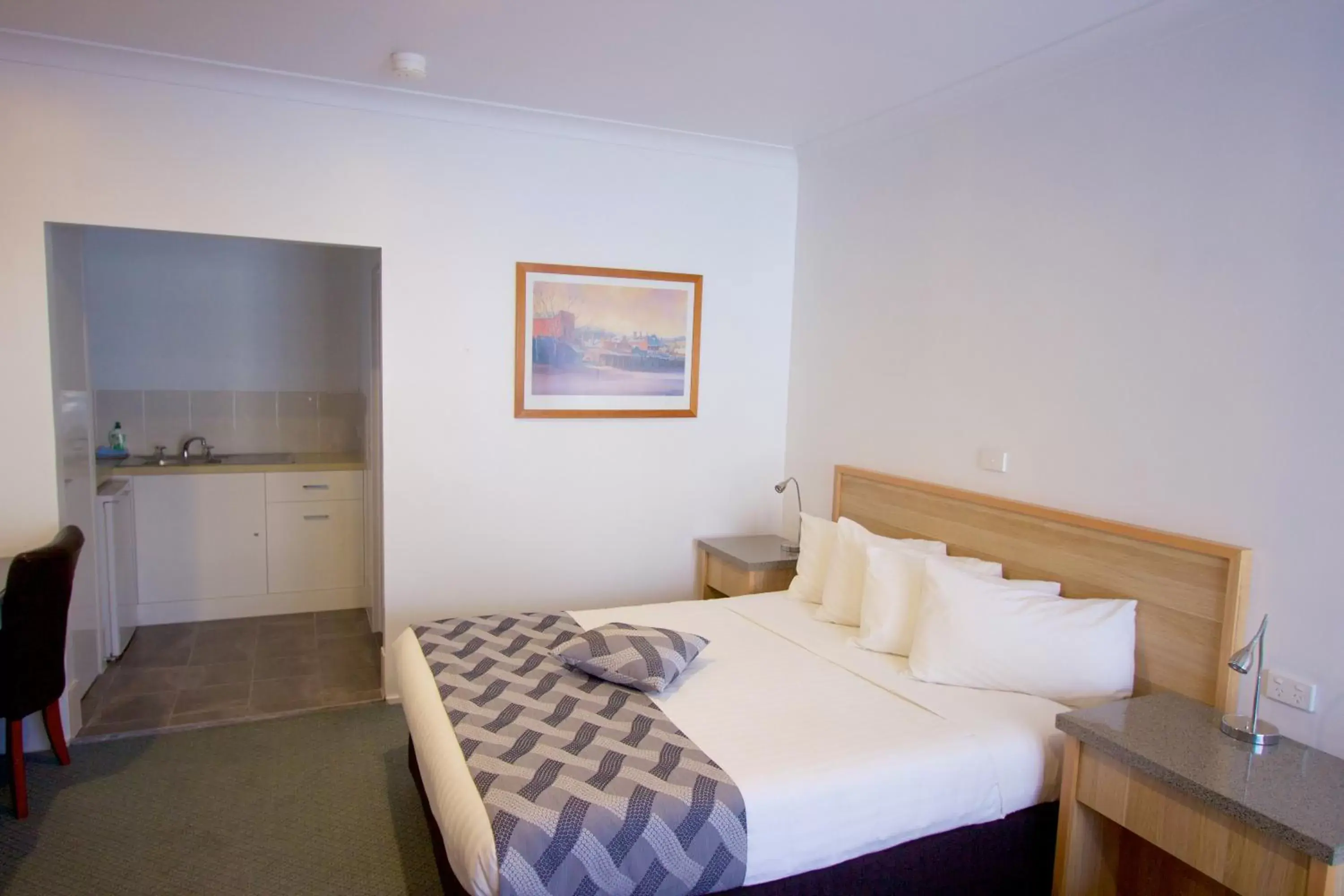 Bedroom, Bed in Albury Paddlesteamer Motel