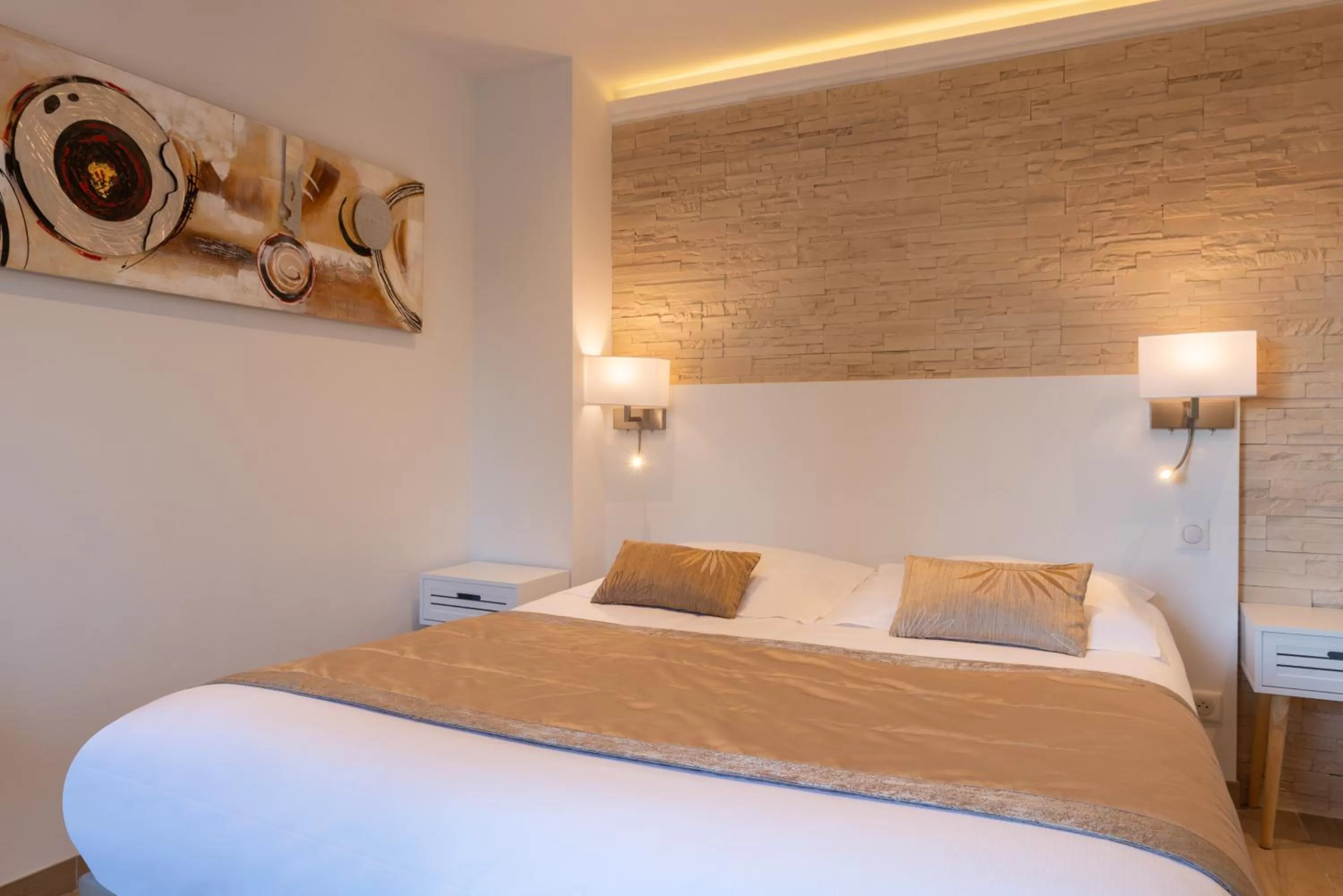 Bed in La Bastide Gourmande