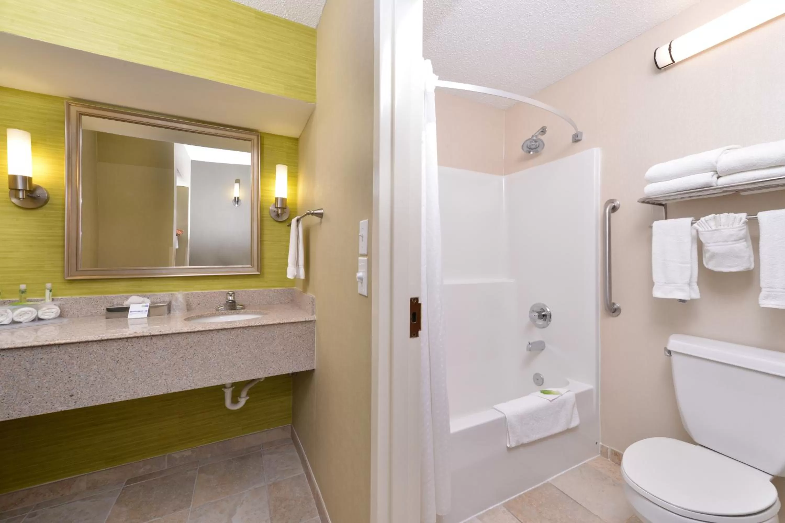 Bathroom in Holiday Inn Express Hotel & Suites Indianapolis W - Airport Area by IHG