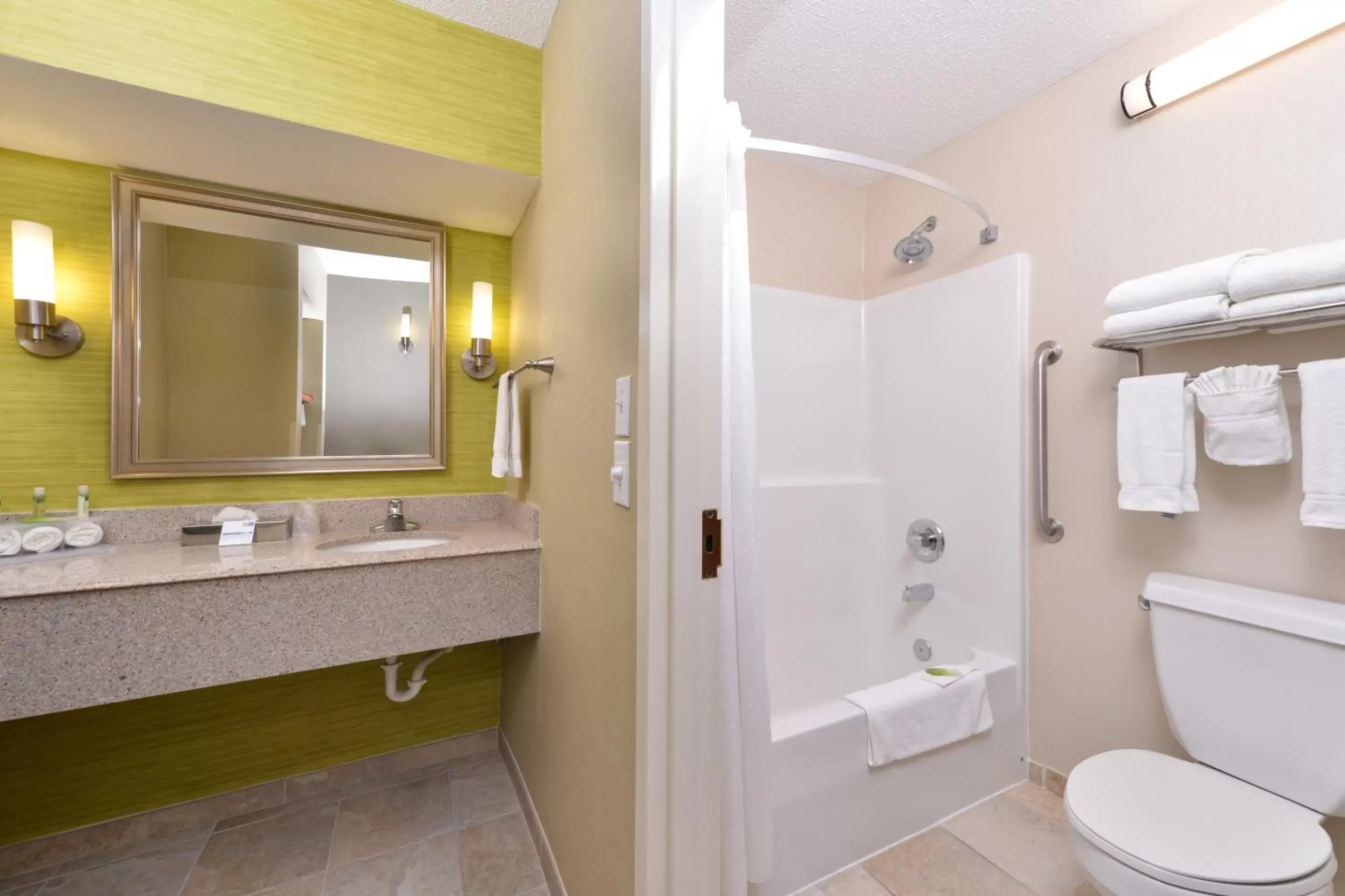 Bathroom in Holiday Inn Express Hotel & Suites Indianapolis W - Airport Area, an IHG Hotel