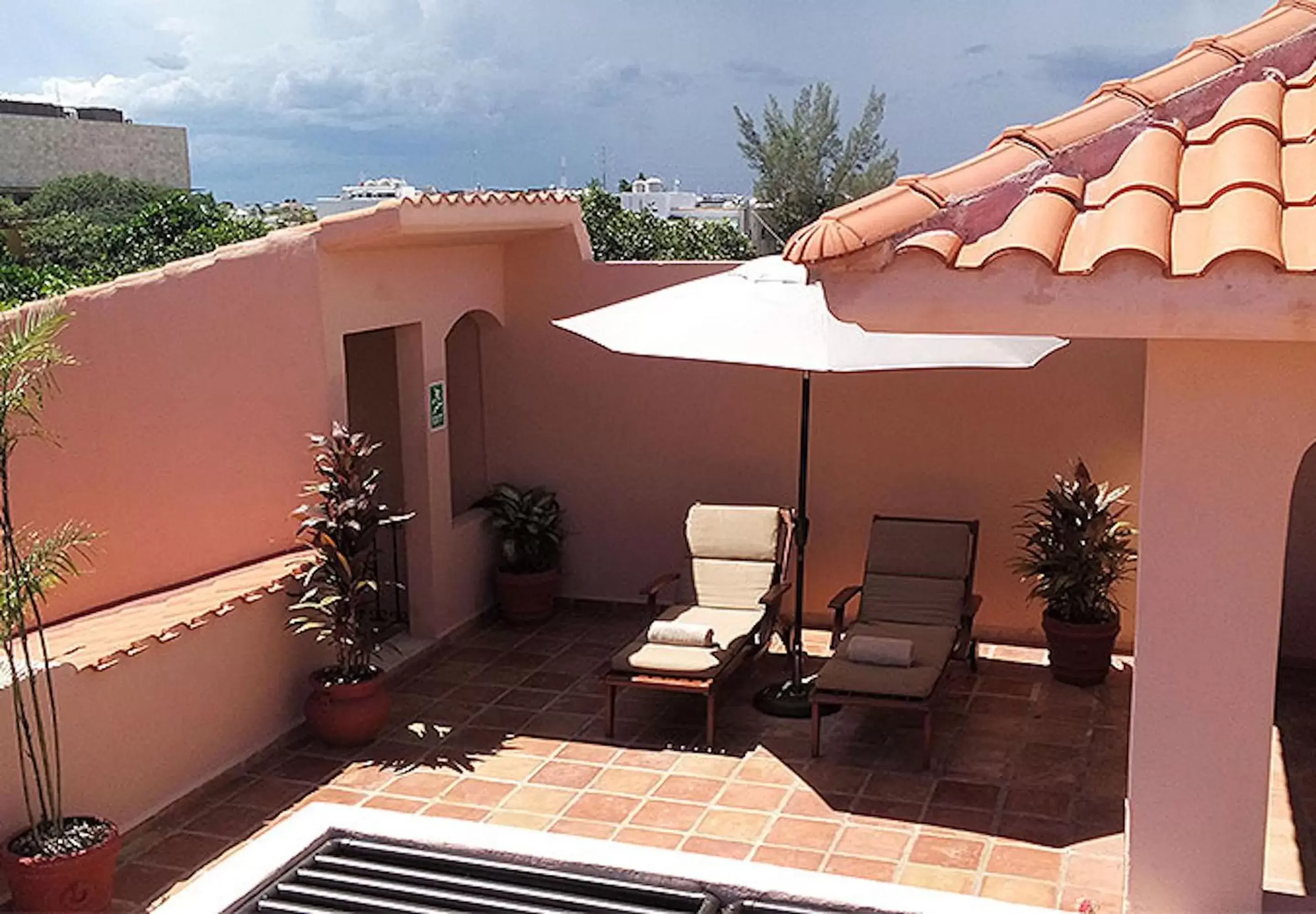 Patio in Acanto Hotel Playa del Carmen, Trademark Collection by Wyndham