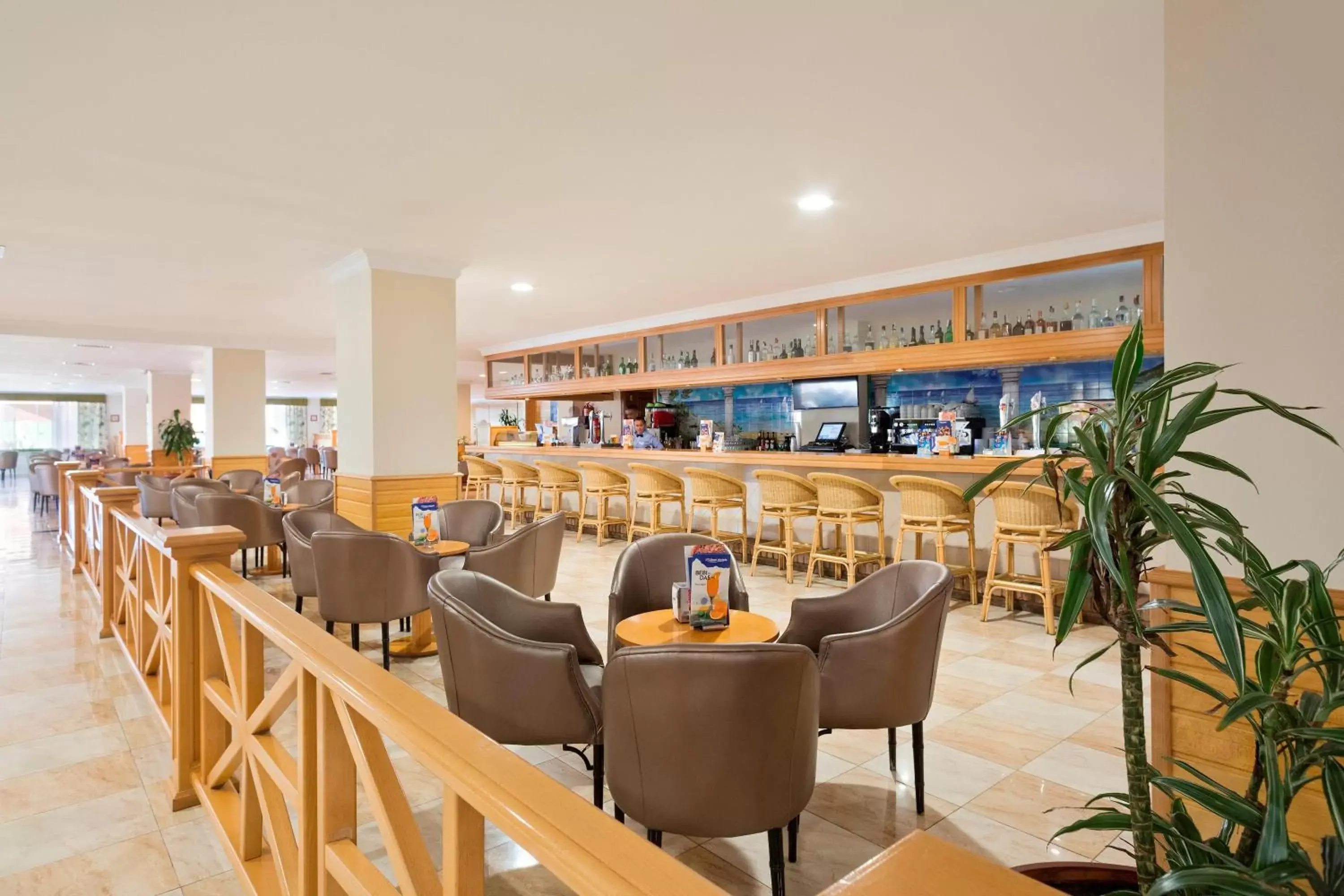 Lounge or bar, Restaurant/Places to Eat in Hotel Best Roquetas