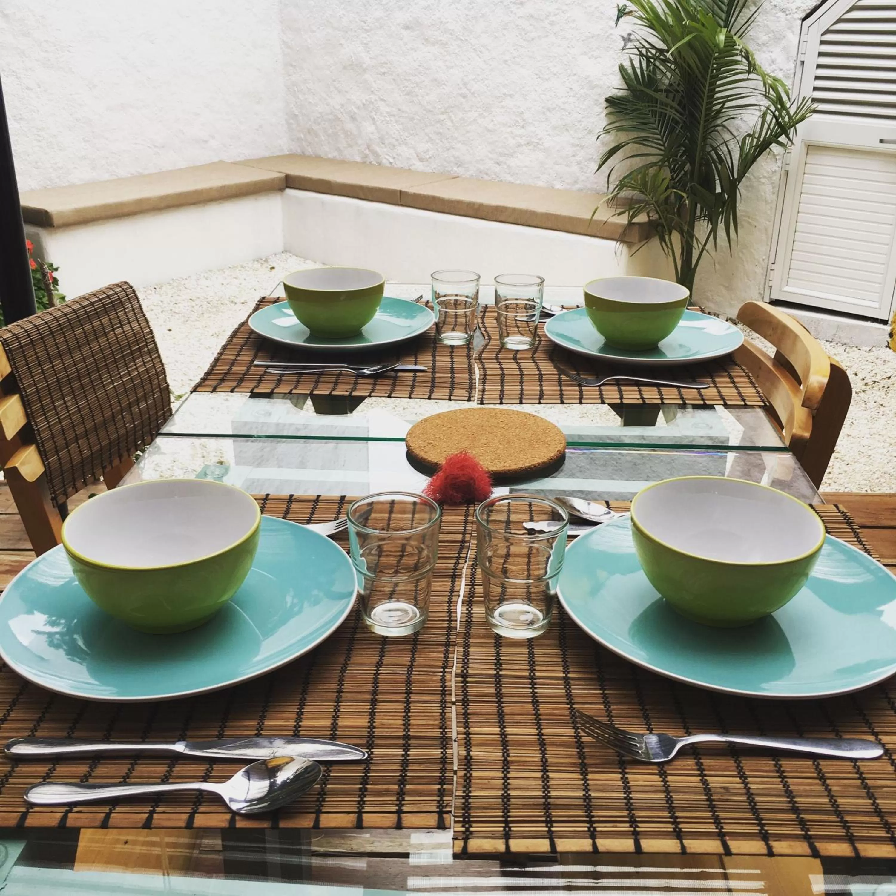 Continental breakfast in Hotel La Caracola