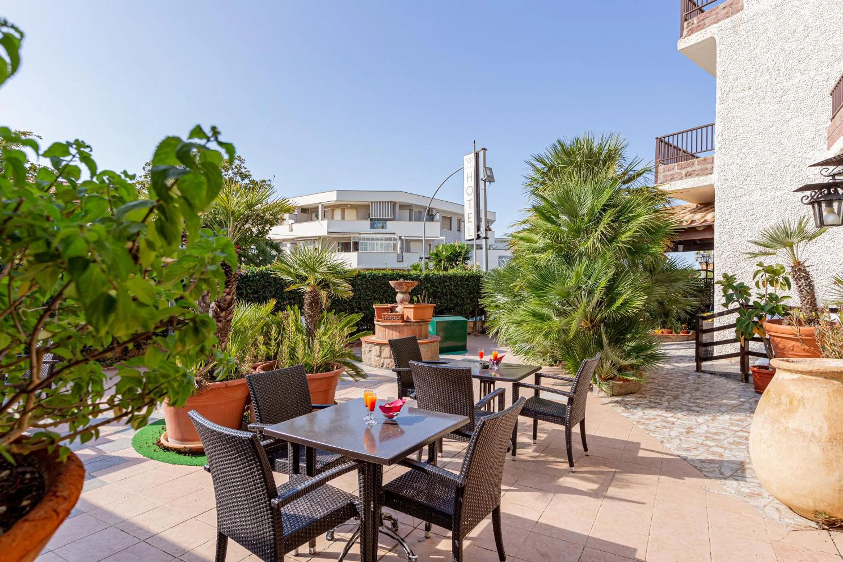 Garden in Hotel Villa Piras