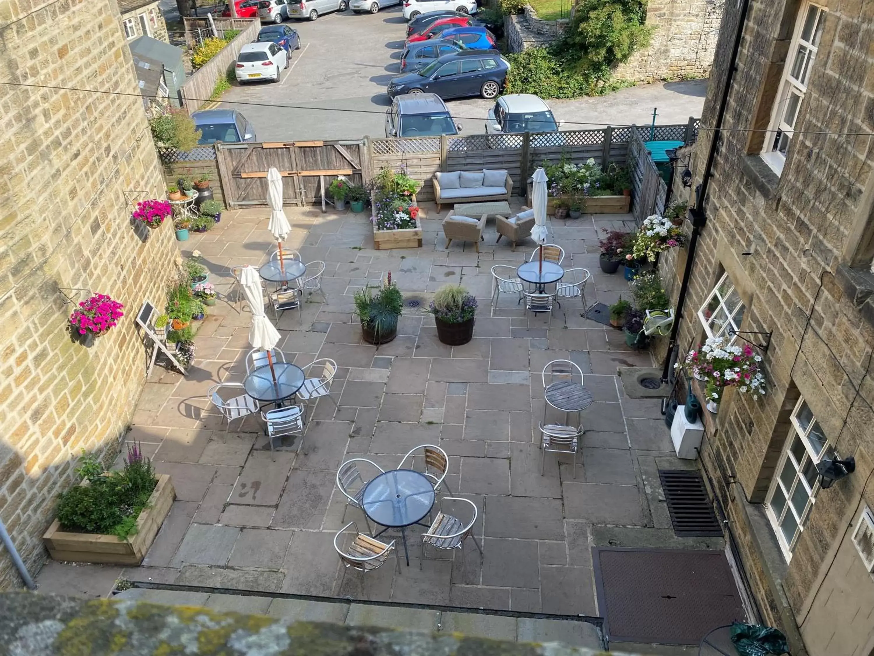 Garden view in Talbot House Bed & Breakfast and Tearoom