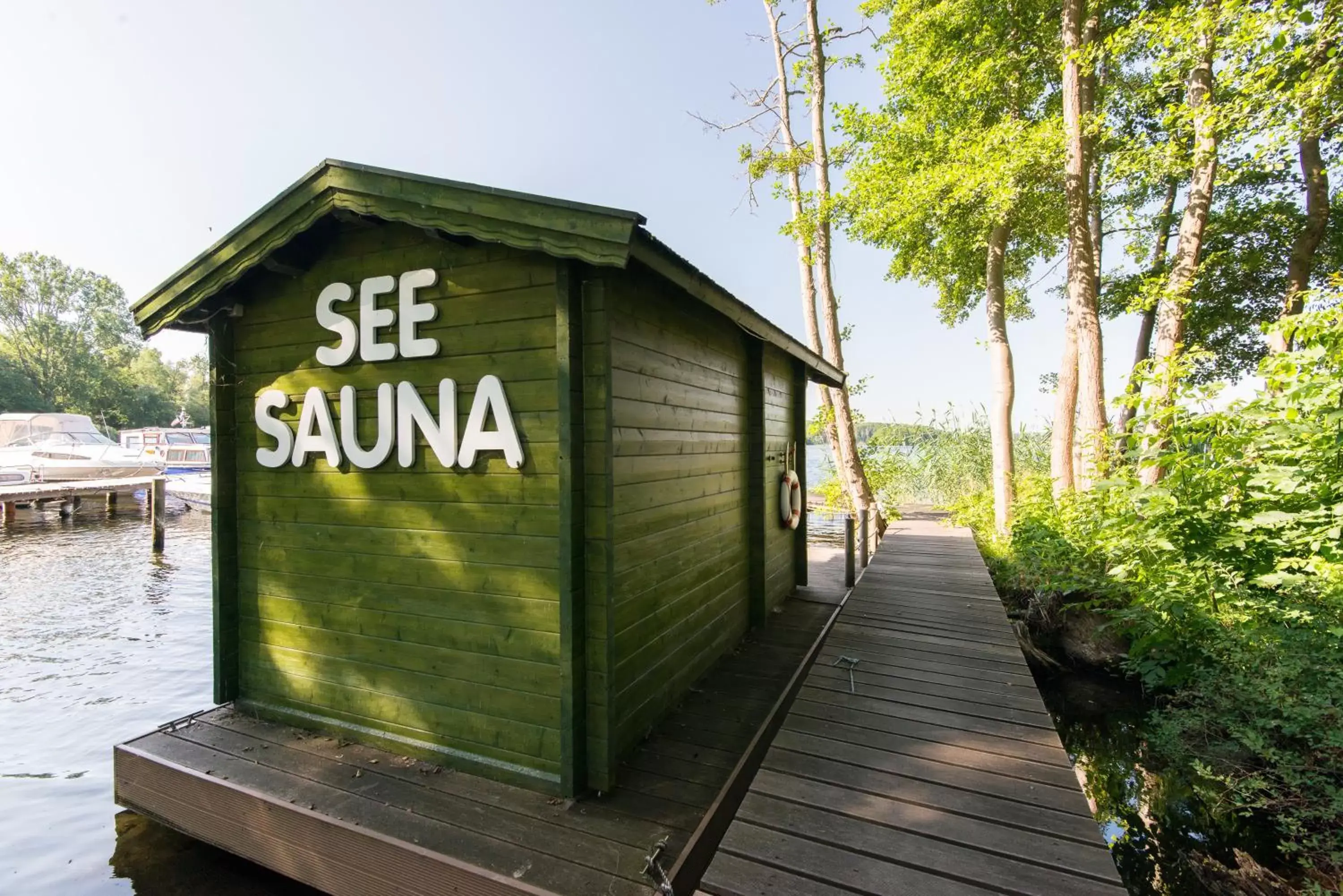 Sauna, Property Building in Seehotel Frankenhorst - BW Signature Collection