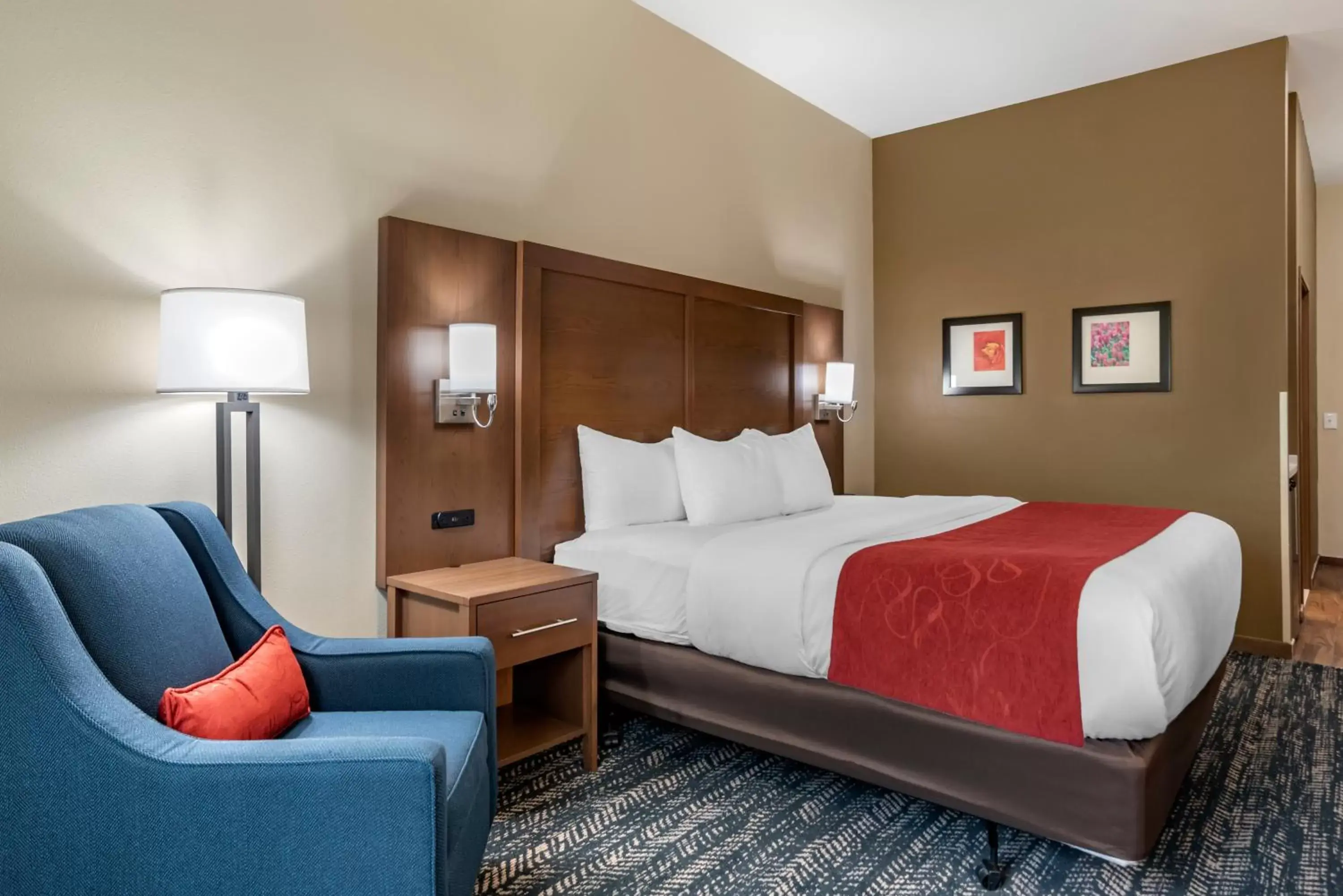 Bed in Comfort Inn & Suites Downtown near University