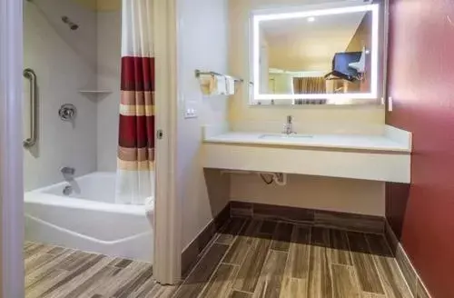 Bathroom in Ocean's Edge Hotel, Port Aransas,TX