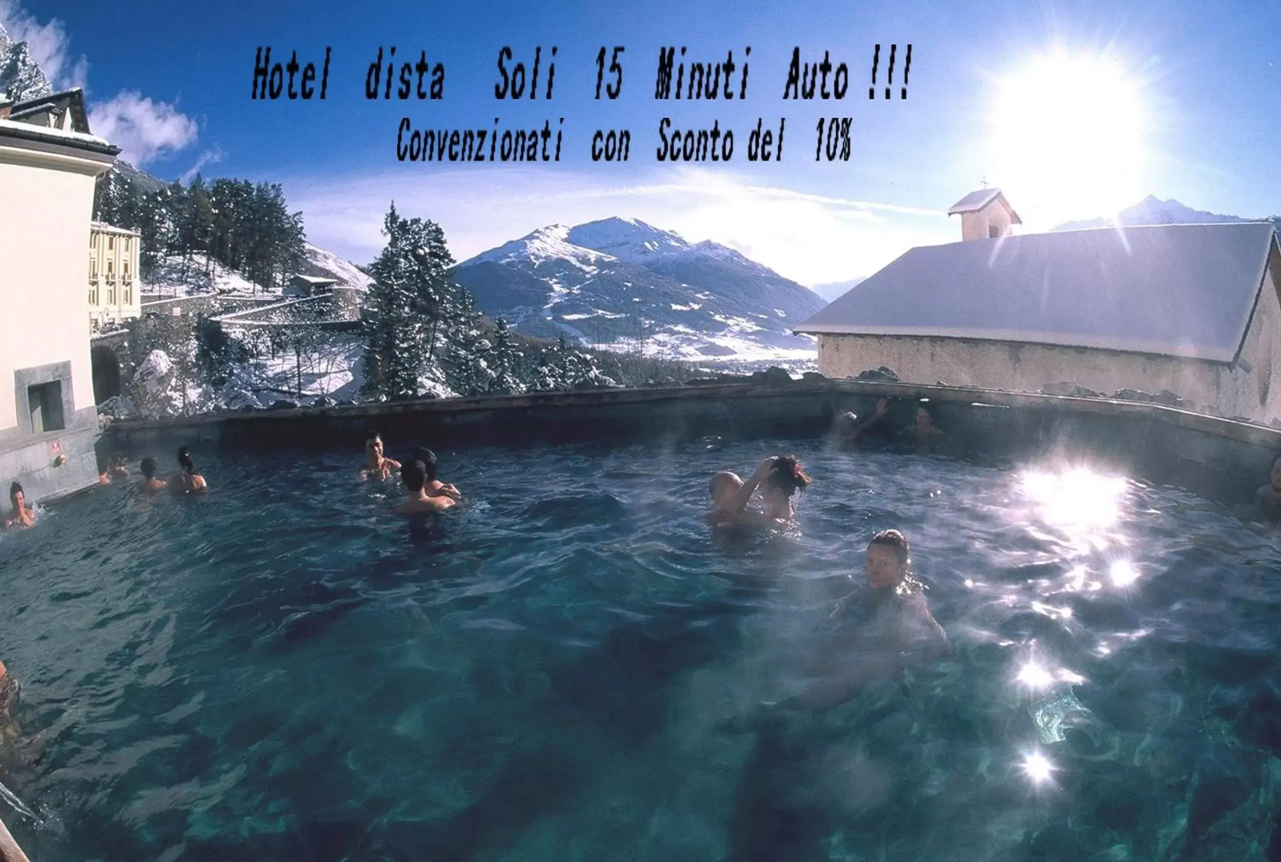 Swimming Pool in Albergo Motel Dosdè