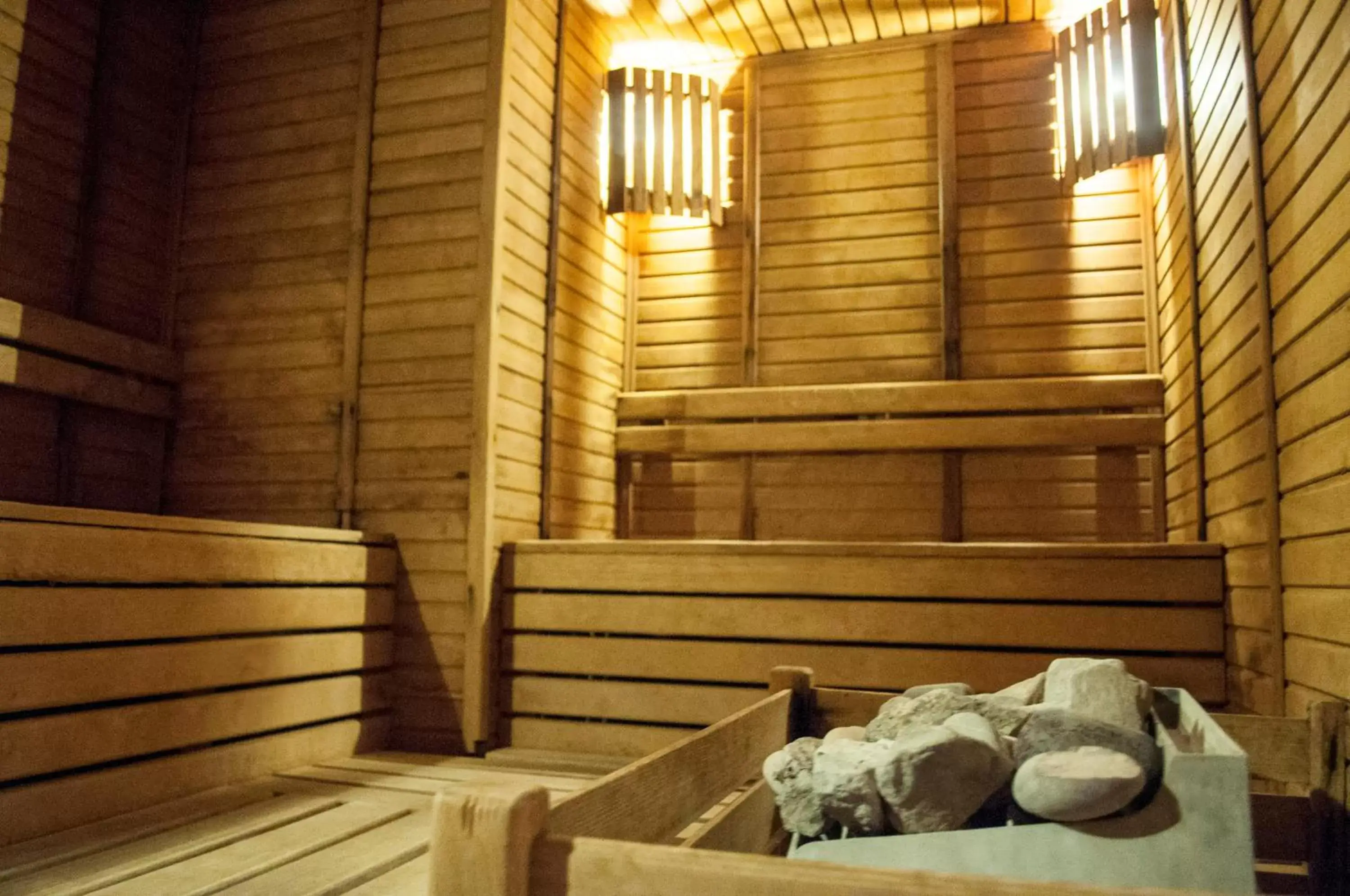 Sauna in Golden Lotus Hotel