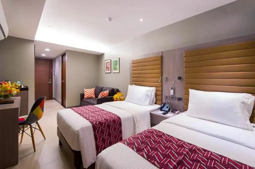 Bedroom, Bed in Solace Hotel Makati