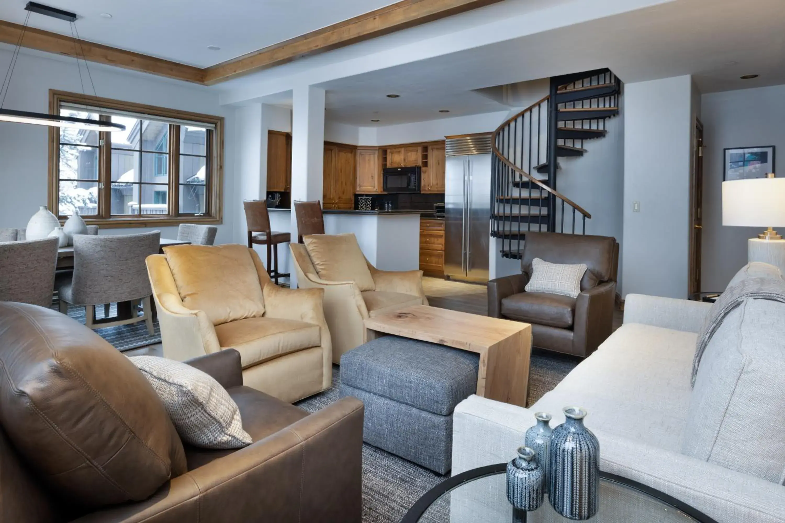 Living room, Seating Area in Gravity Haus Vail