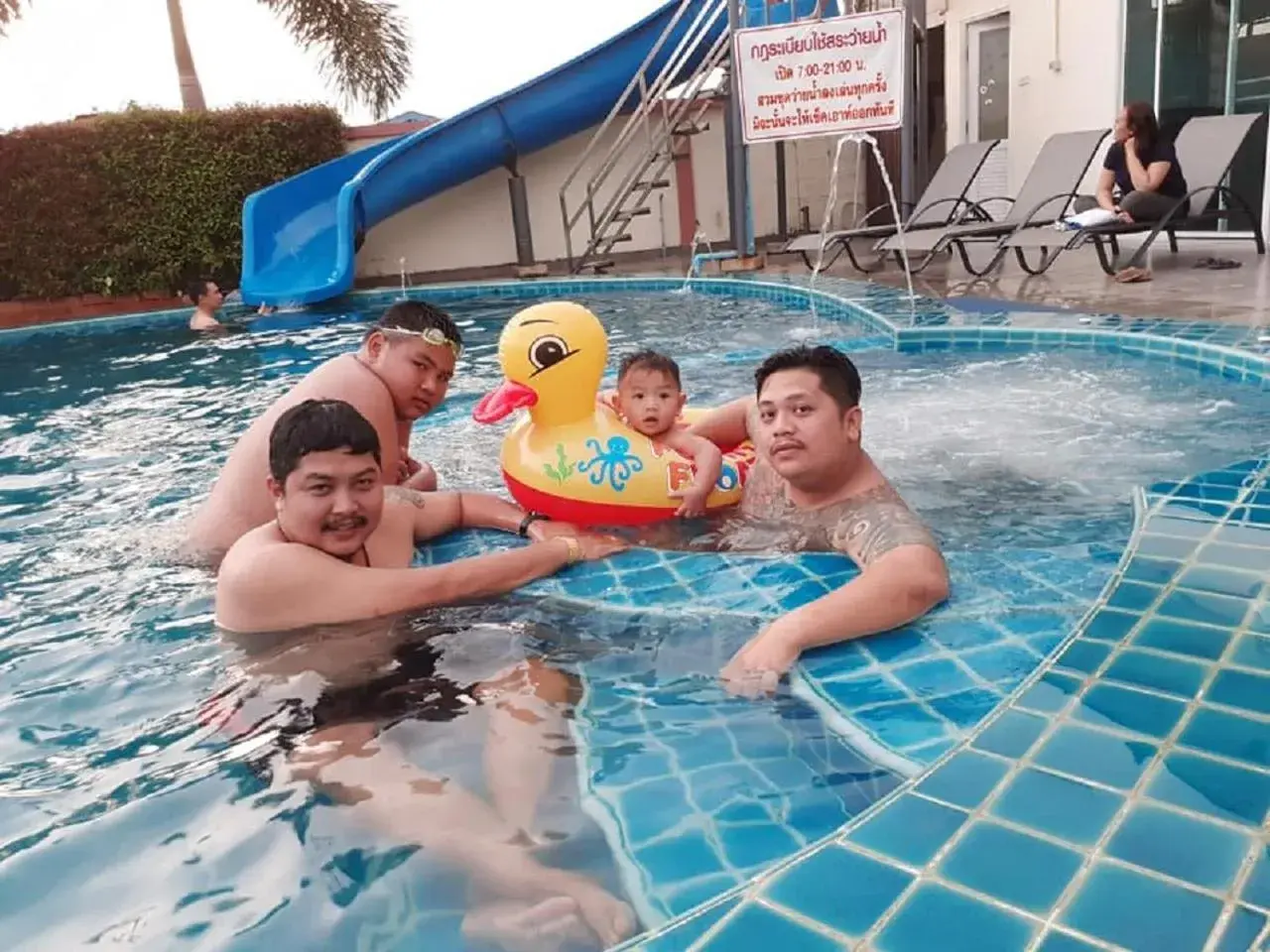 People, Swimming Pool in Baan Kaew Ruen Kwan