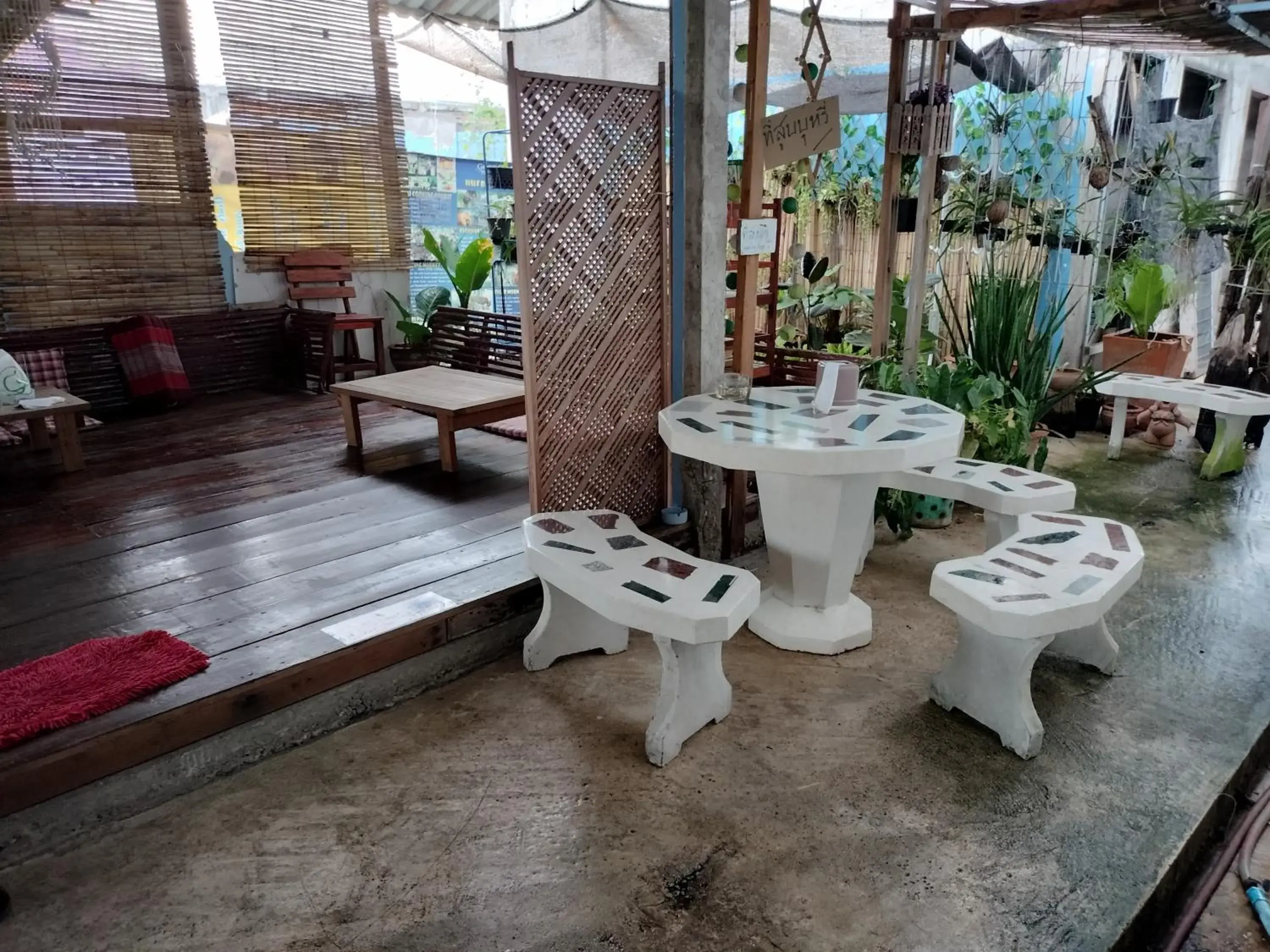 Seating area in Canaan Guesthouse