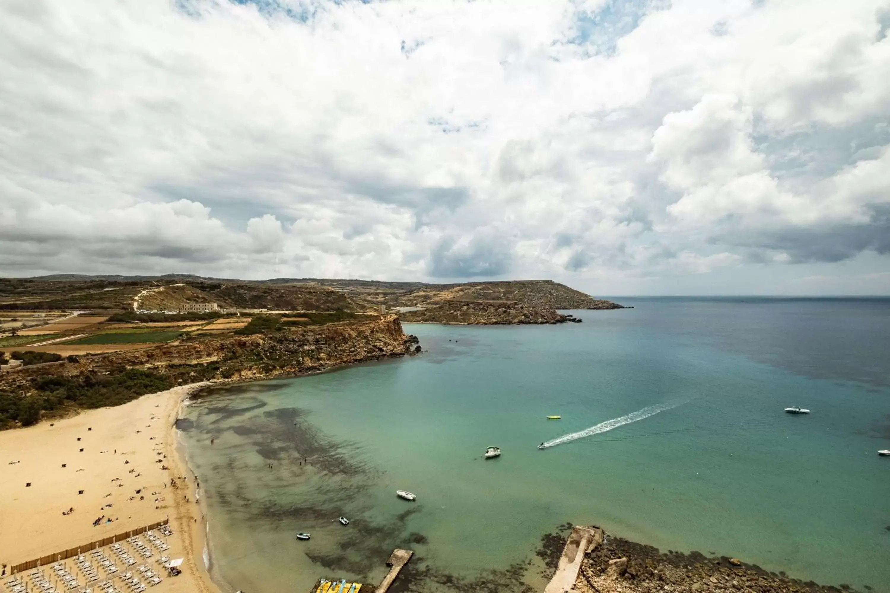 View (from property/room), Bird's-eye View in Radisson Blu Resort & Spa, Malta Golden Sands
