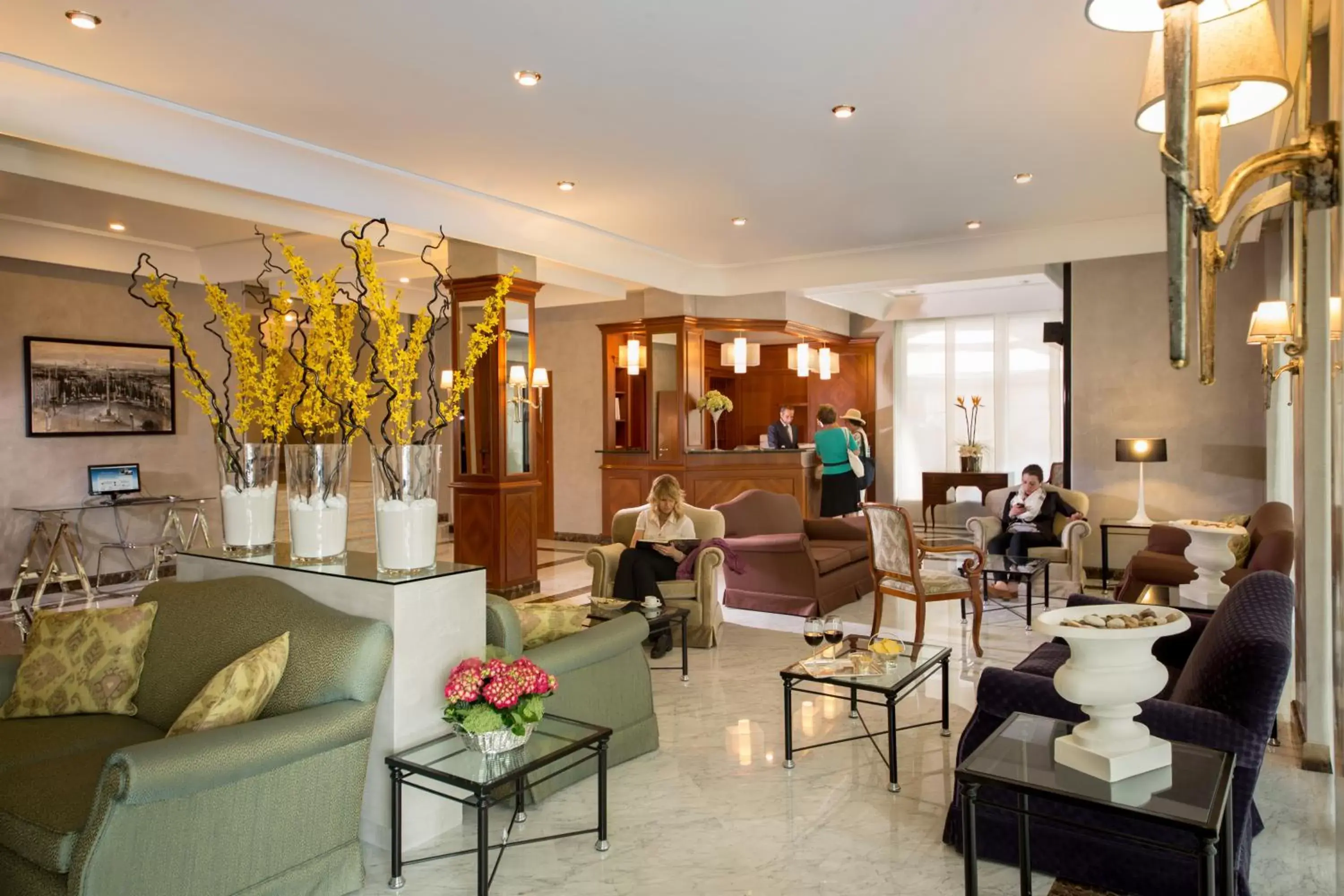 Lobby or reception, Lobby/Reception in Hotel Santa Costanza by OMNIA hotels
