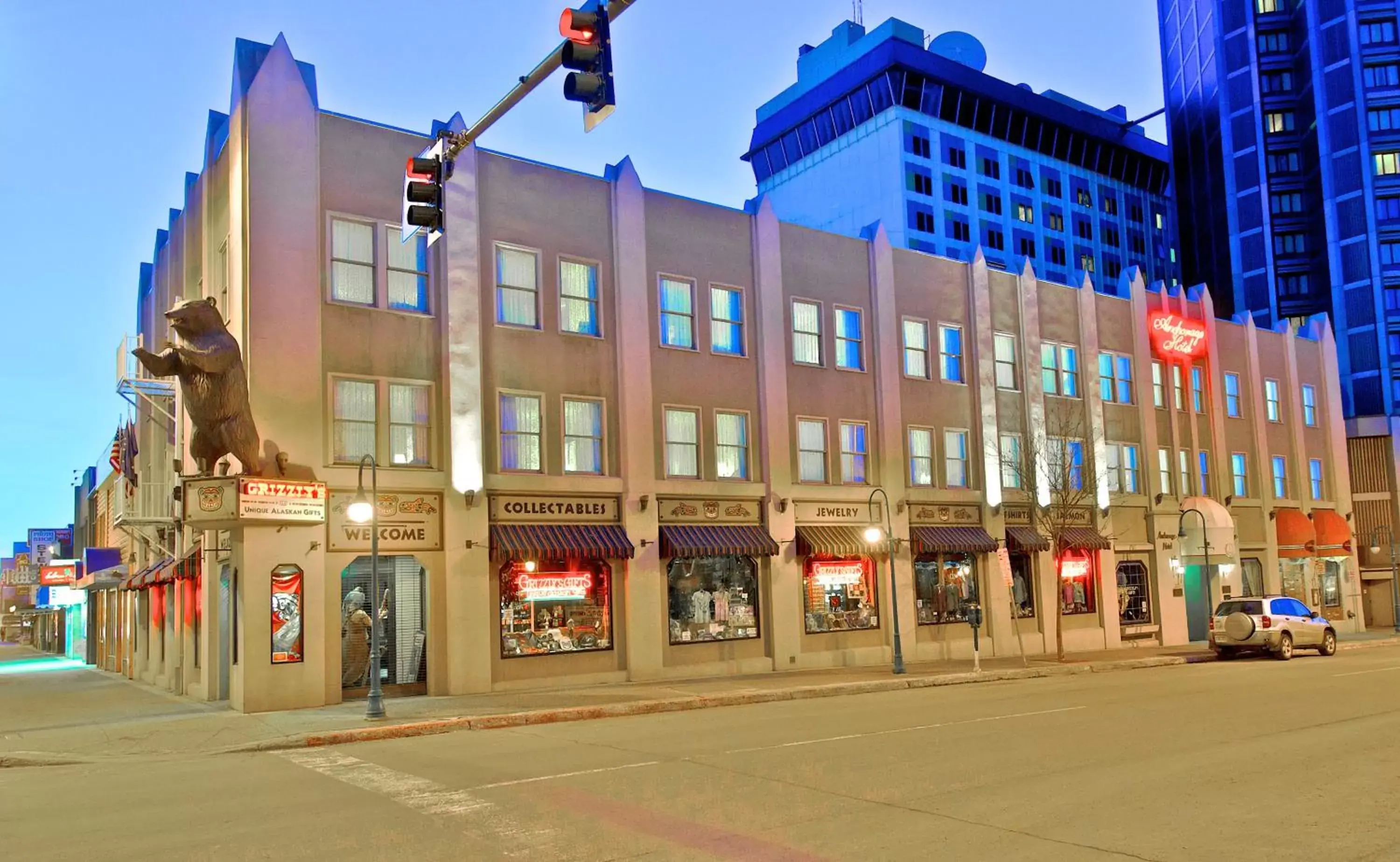 Property Building in Historic Anchorage Hotel