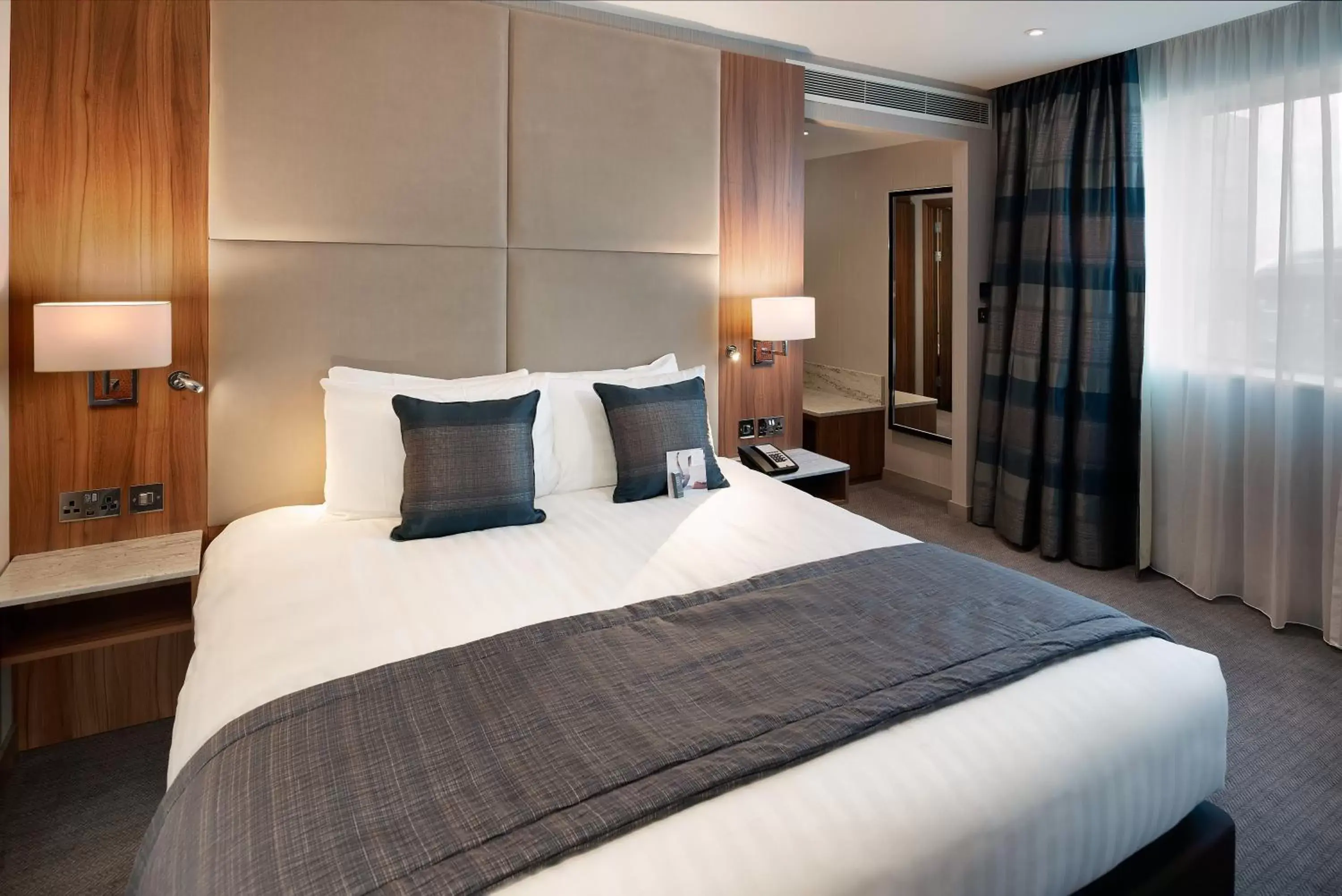Bedroom, Bed in Crowne Plaza London Heathrow T4, an IHG Hotel