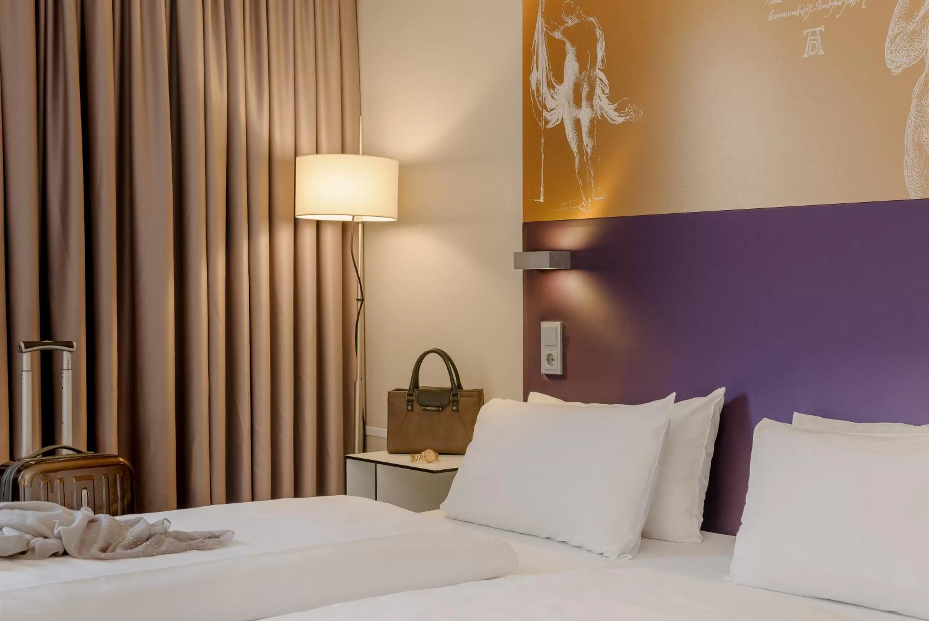 Bed in Congress Hotel Mercure Nürnberg an der Messe