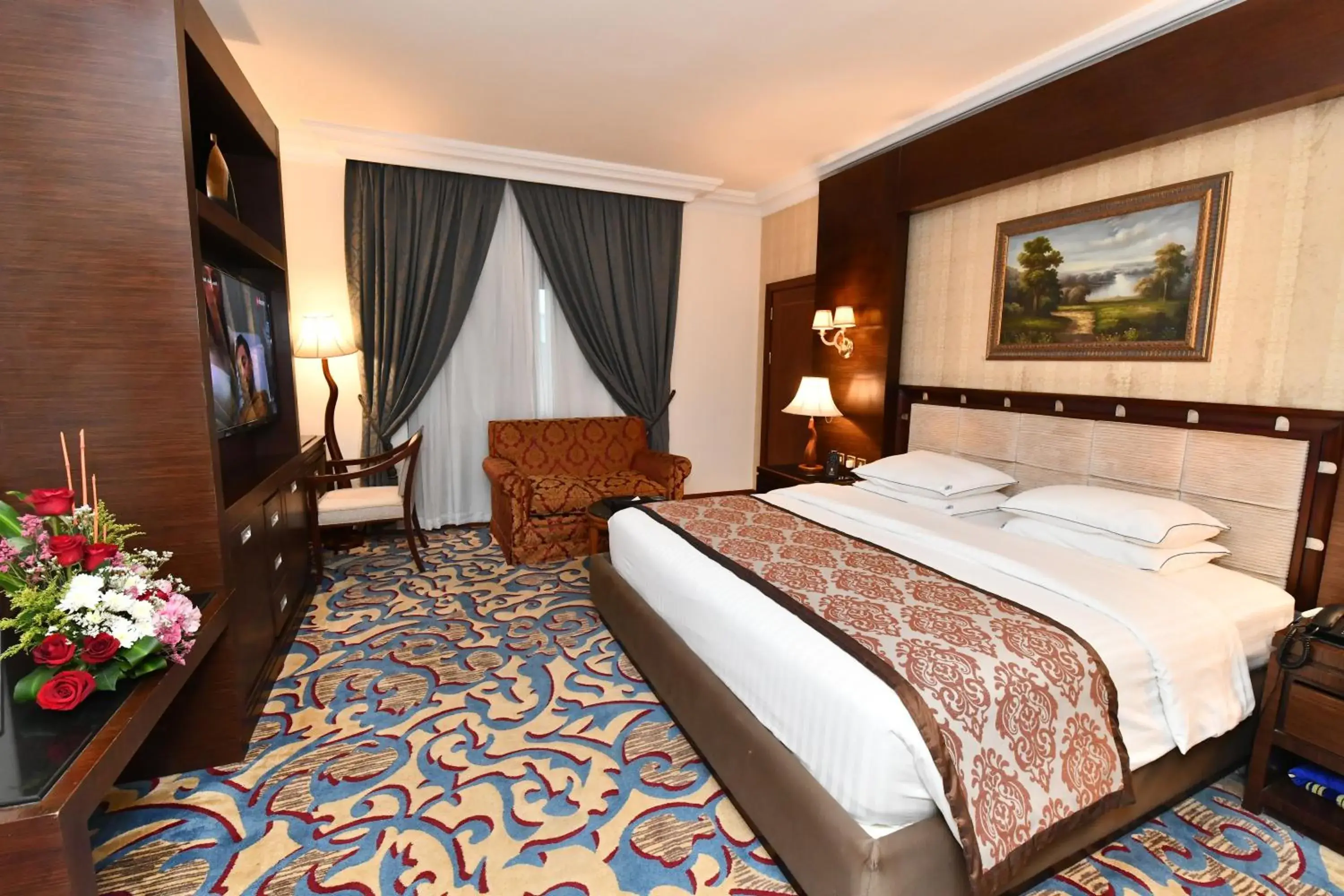 TV and multimedia, Bed in Casablanca Hotel Jeddah