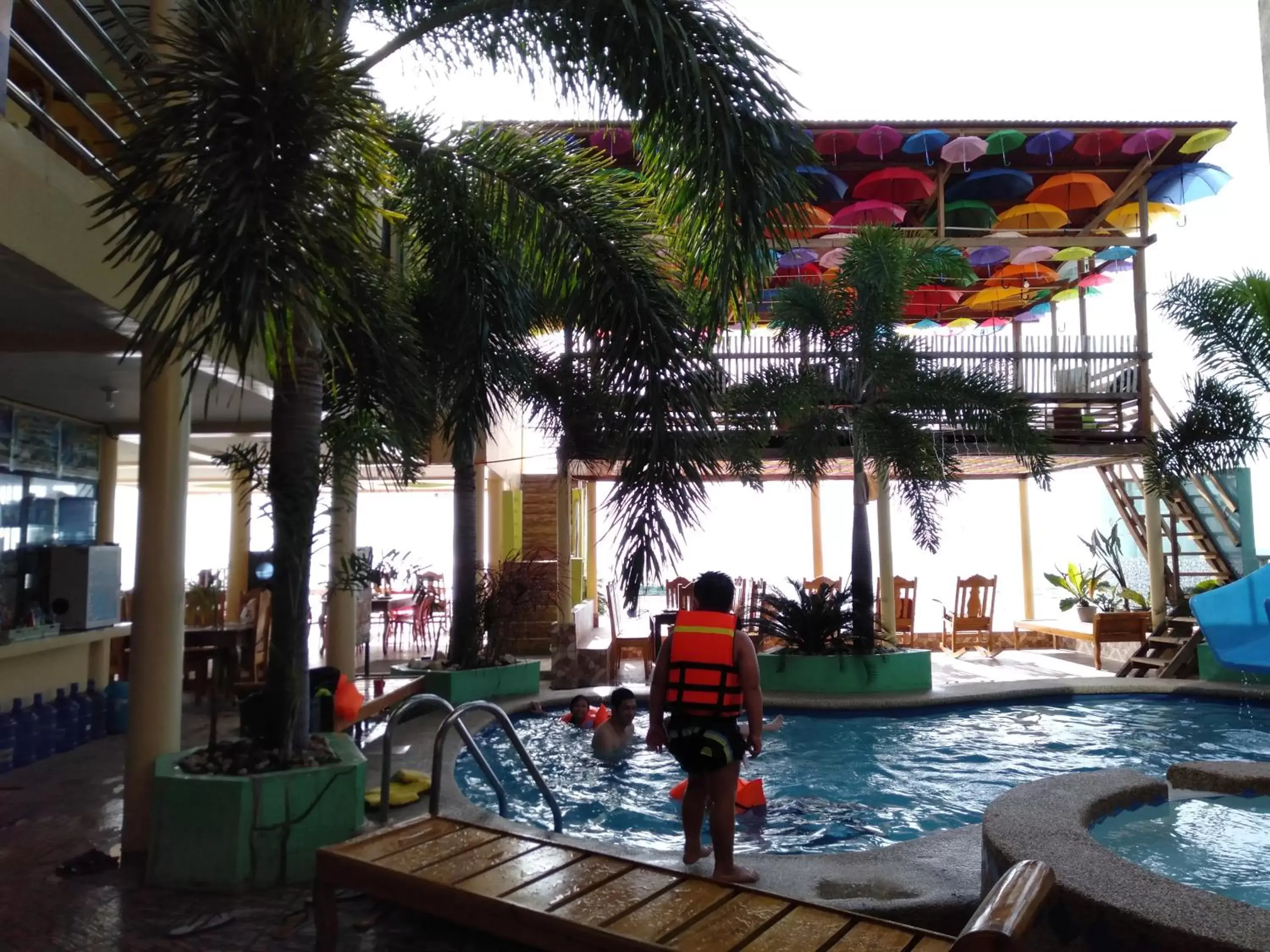 Pool view in Sascha's Resort Oslob