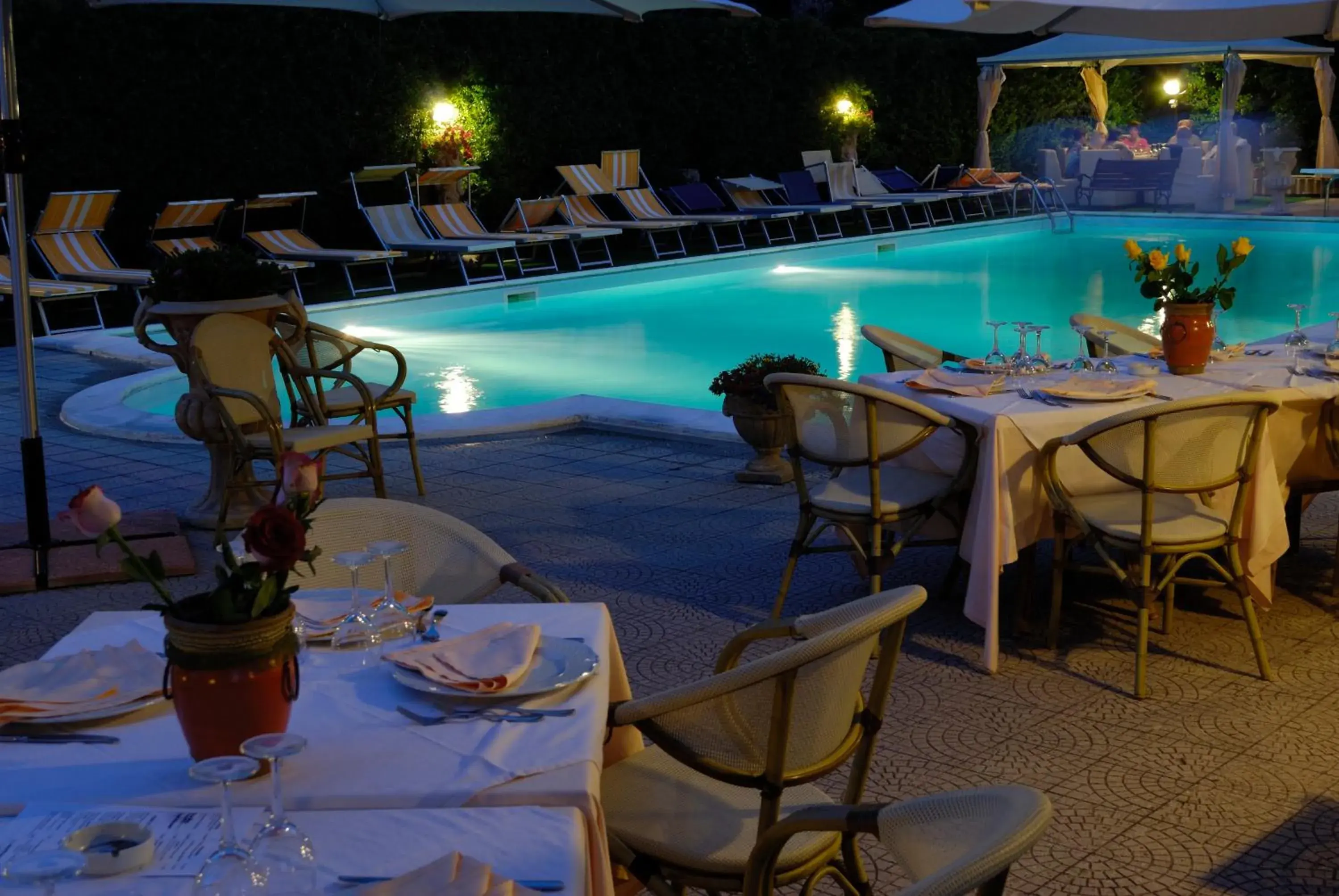 Swimming pool, Restaurant/Places to Eat in Hotel Caserta Antica